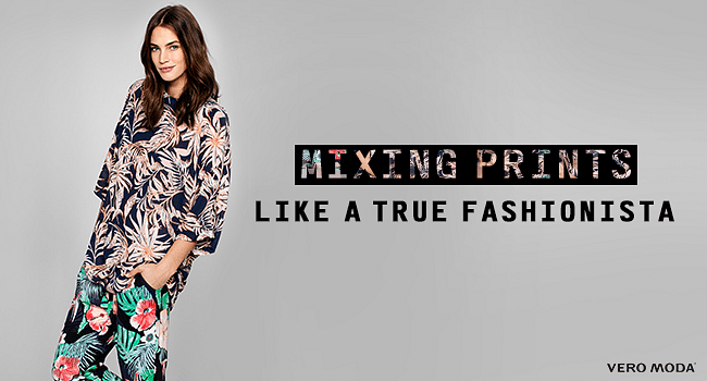 Mixing Prints Like A True Fashionista!