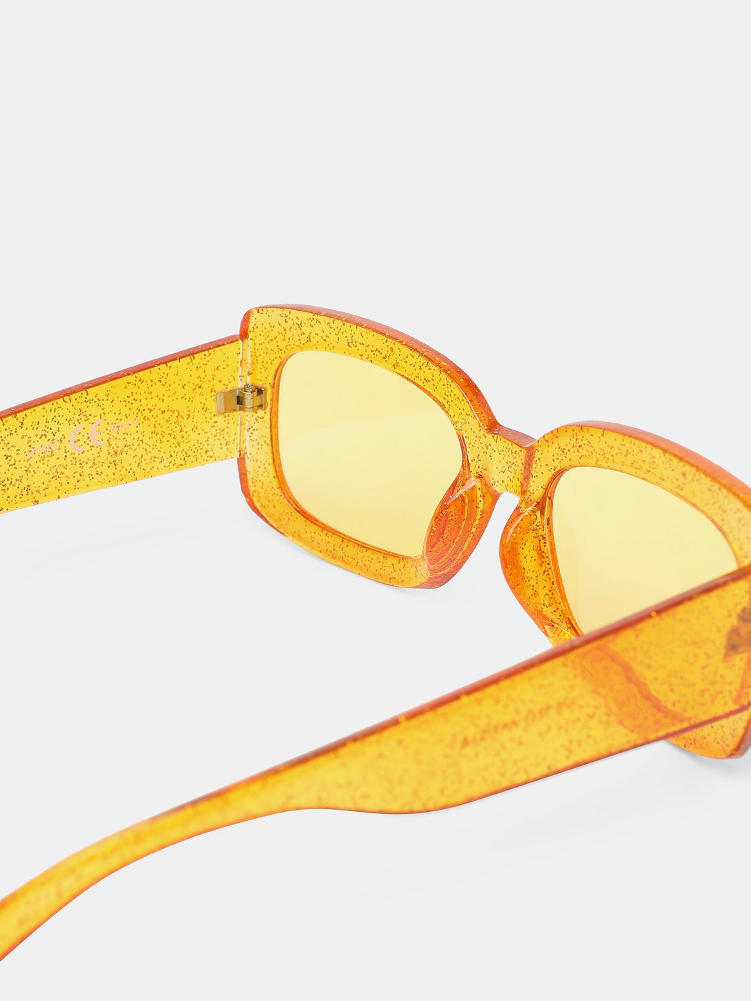 Yellow Square Shaped Sunglasses