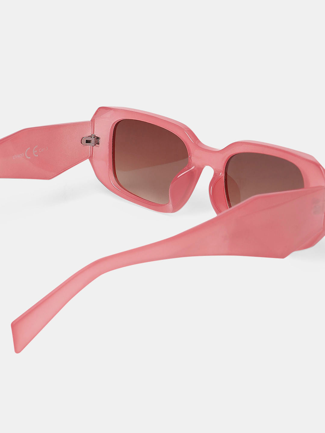 Pink Rectangular Sunglasses