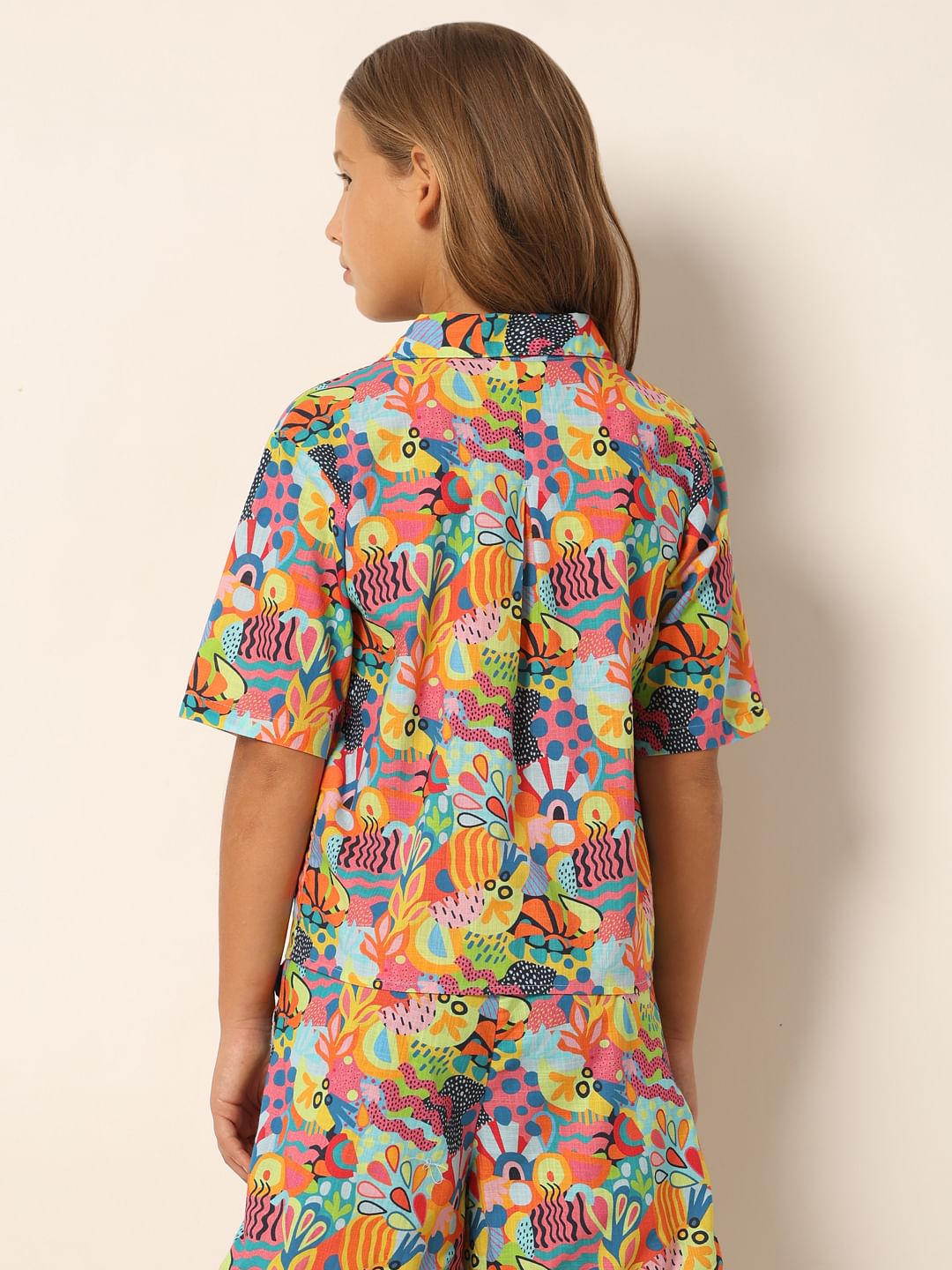 Multi-Colour Printed Co-Ord Set Shirt