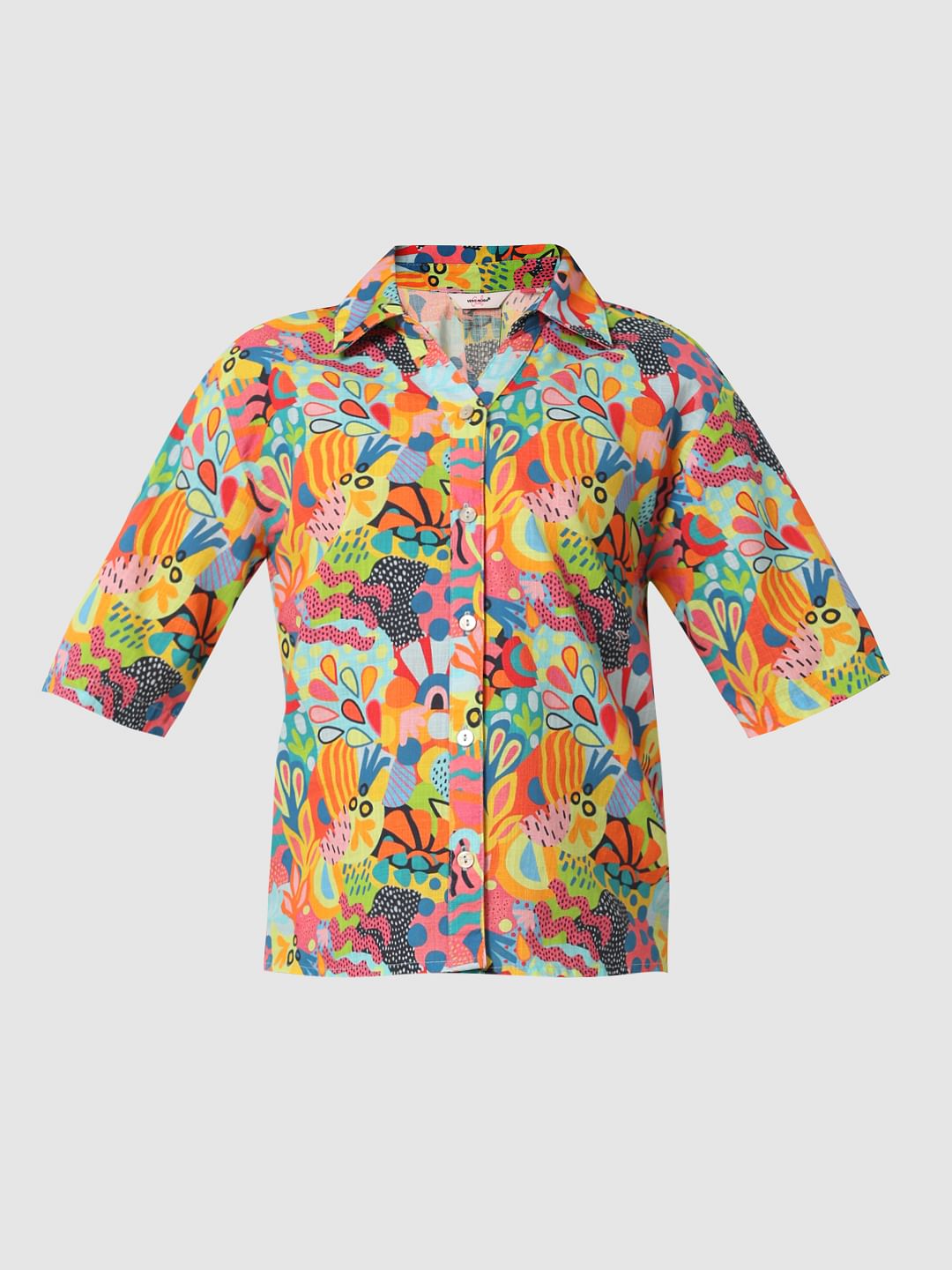 Multi-Colour Printed Co-Ord Set Shirt