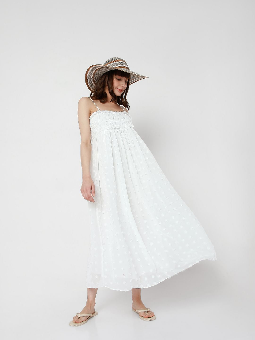 White Midi Dress