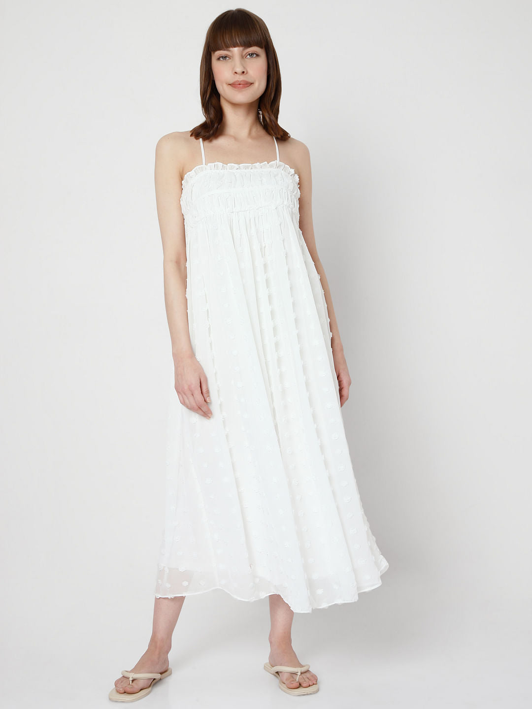 White Midi Dress