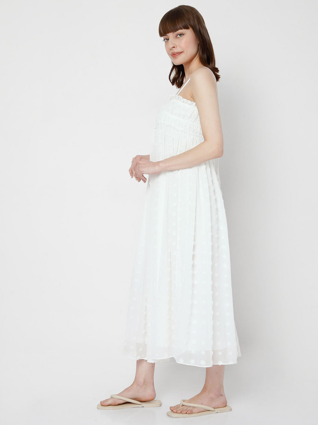 White Midi Dress