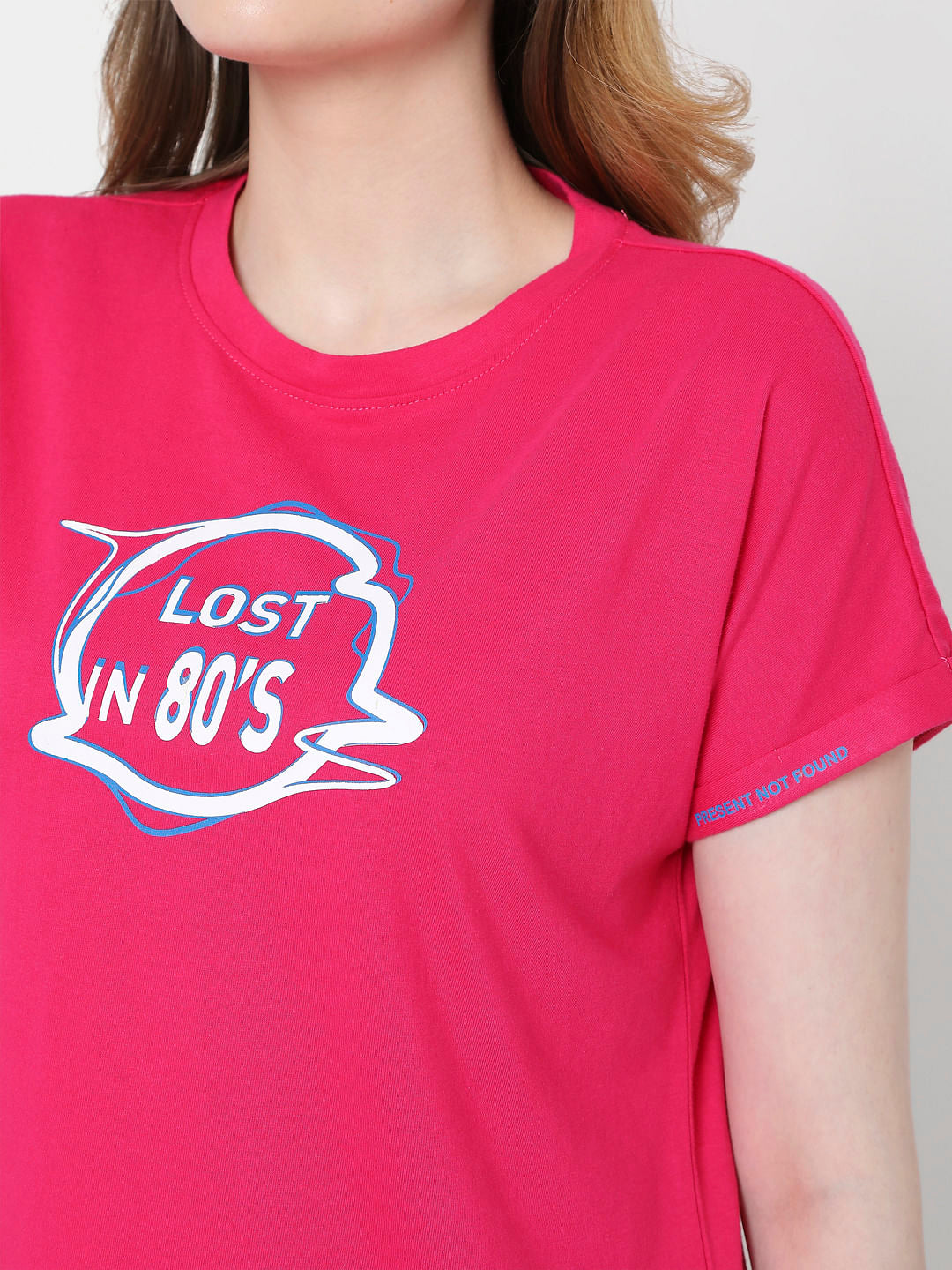 Pink Graphic Print T-Shirt