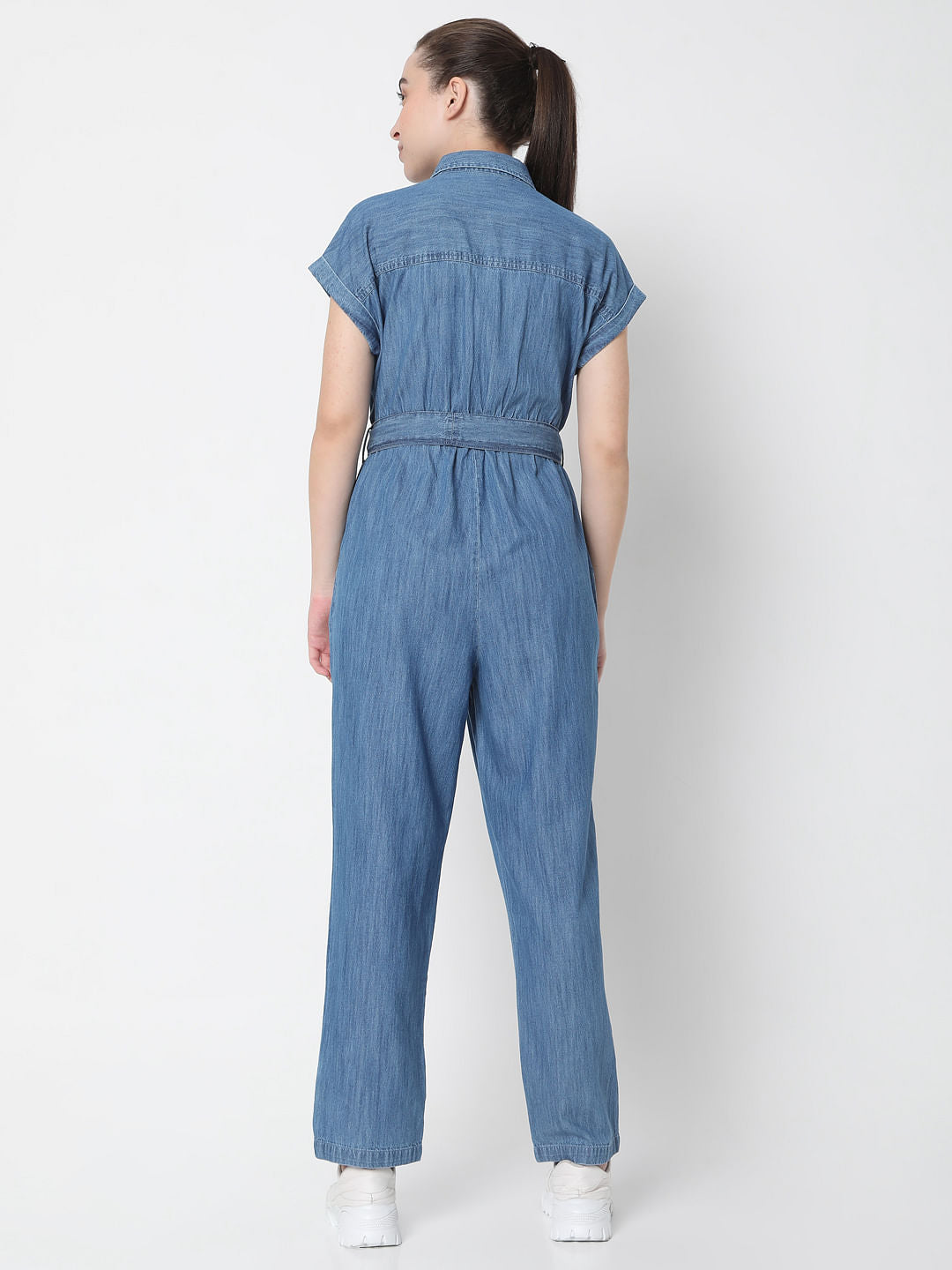 Blue Denim Jumpsuit
