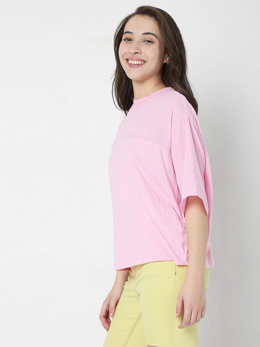 Pink Boxy Top