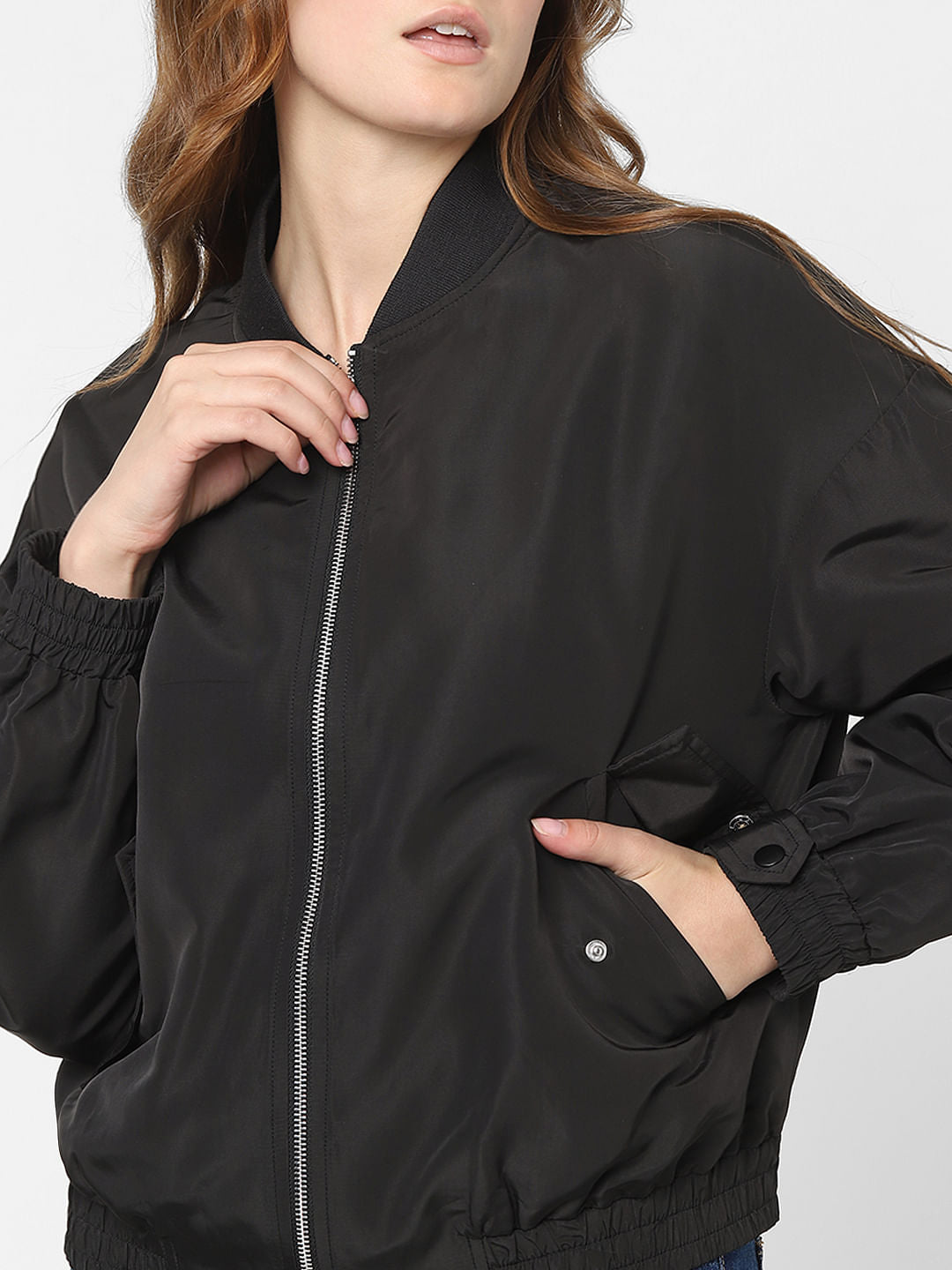 Black Bomber Jacket