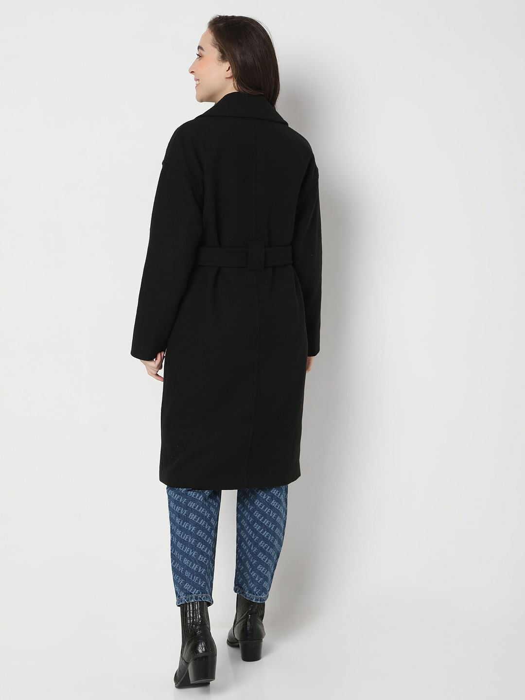 Black Long Overcoat