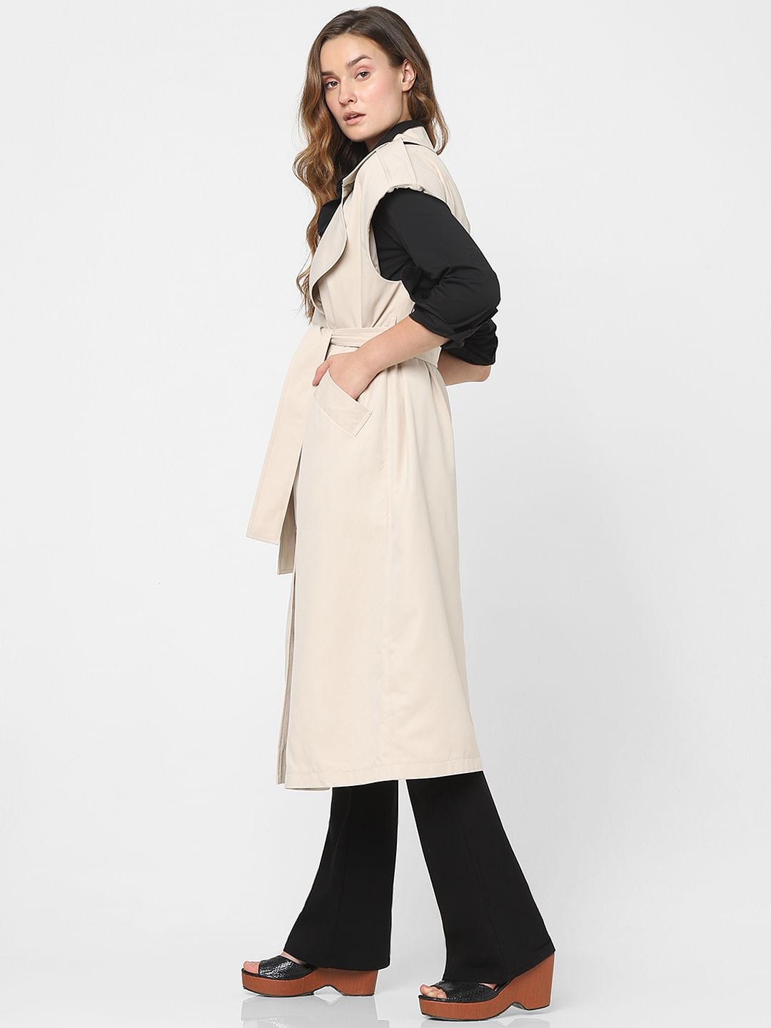 Beige Trench Coat