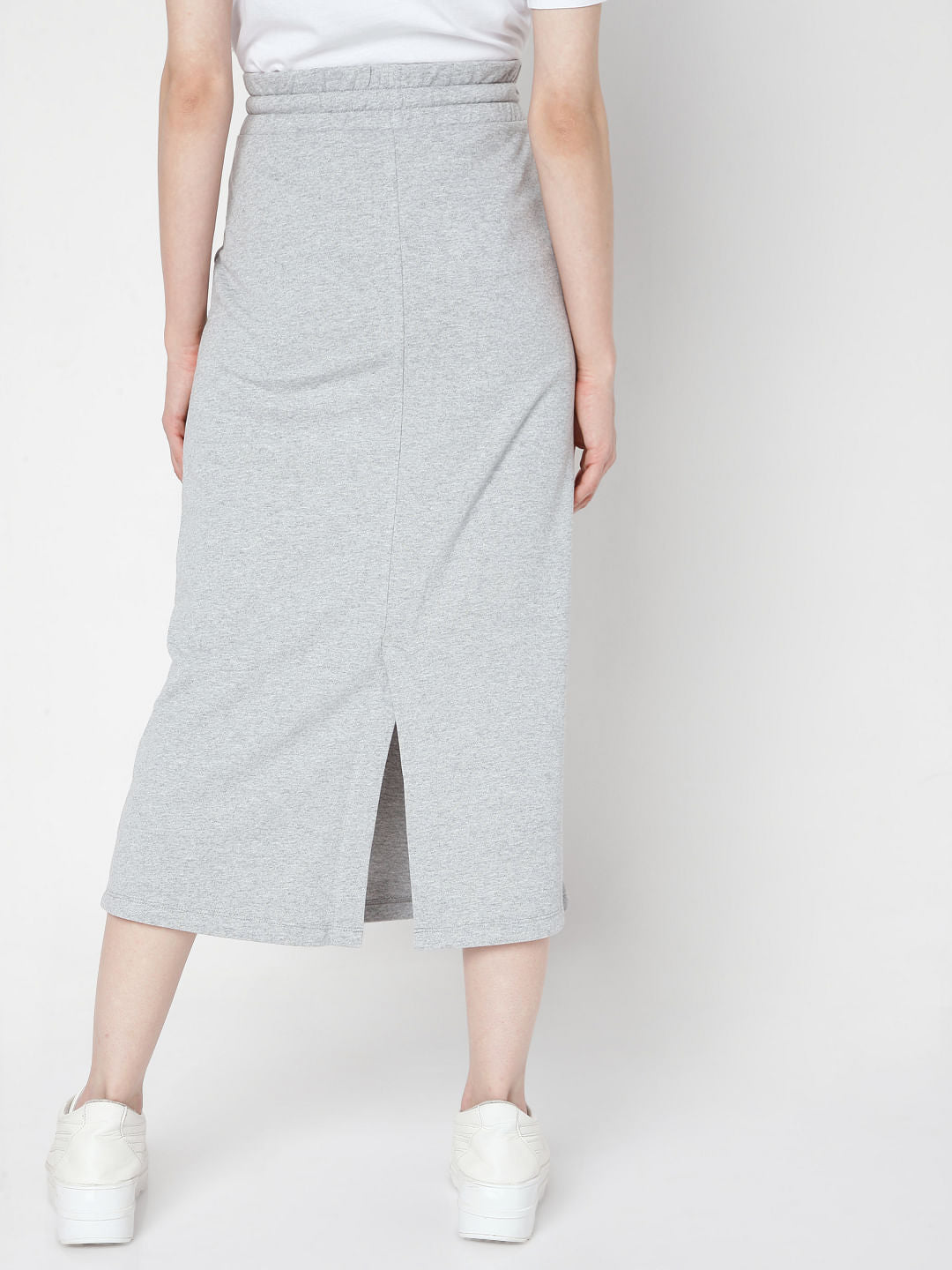 Grey Midi Co-Ord Skirt