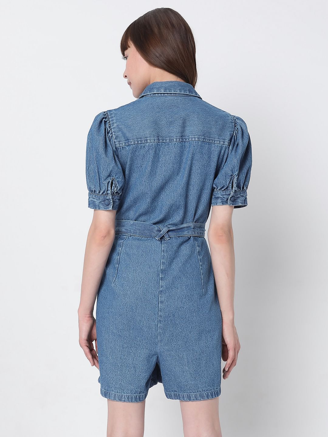 Blue Denim Playsuit