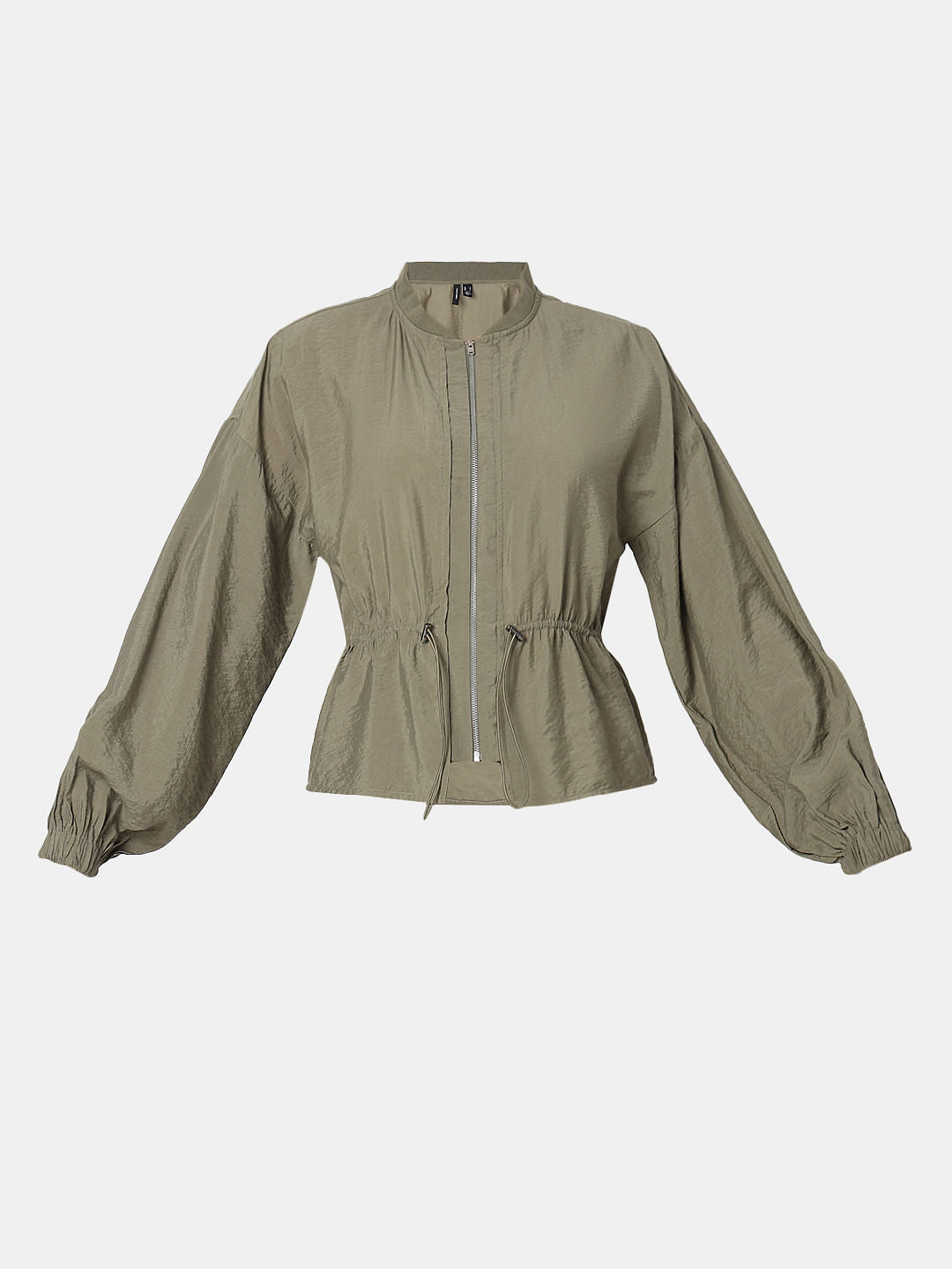 Khaki Bomber Co-Ord Set Jacket