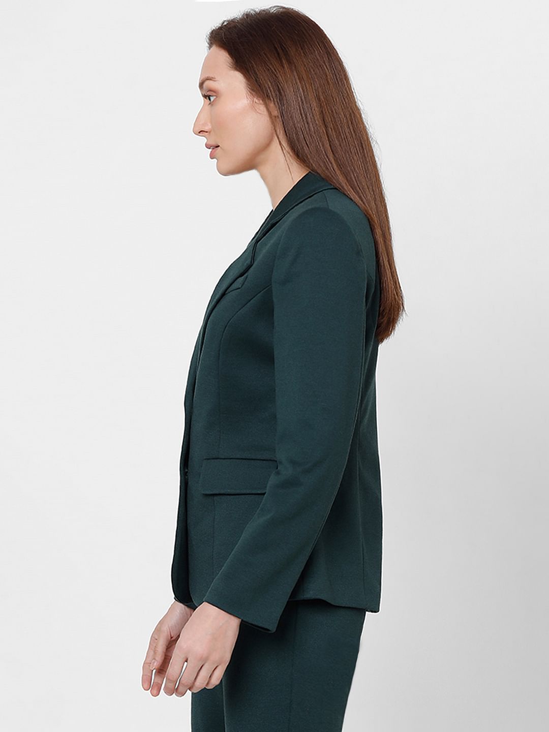 Dark Green Tailored Blazer