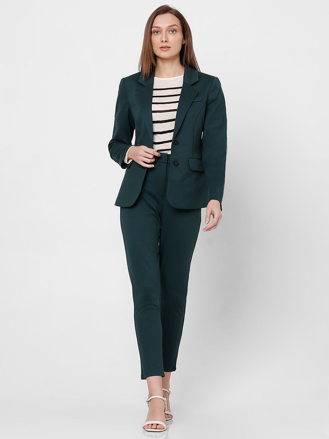 Dark Green Tailored Blazer