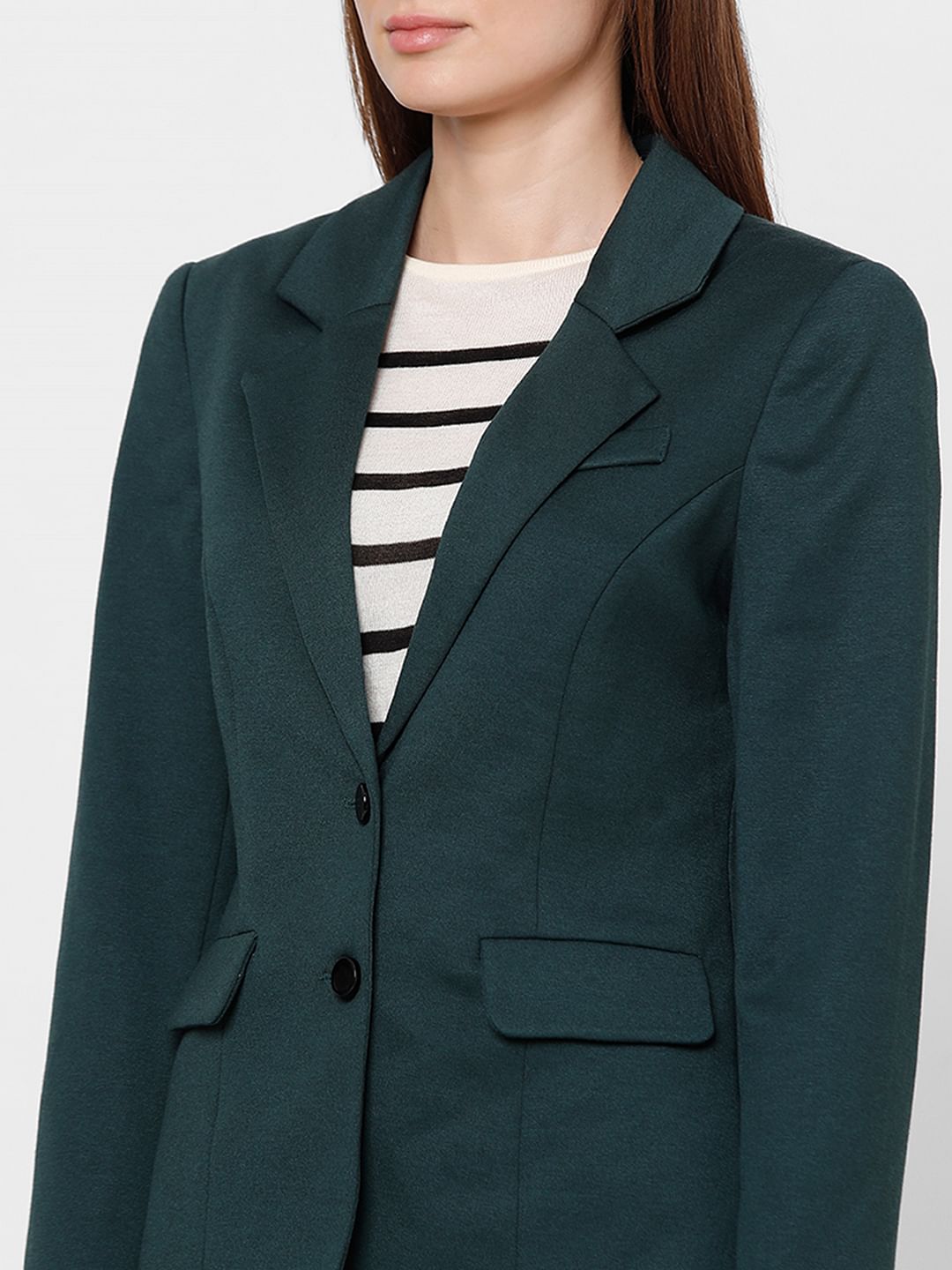 Dark Green Tailored Blazer