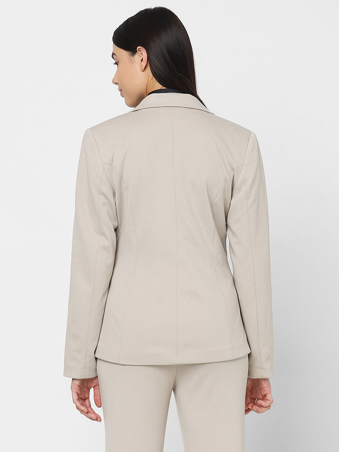 Beige Tailored Blazer