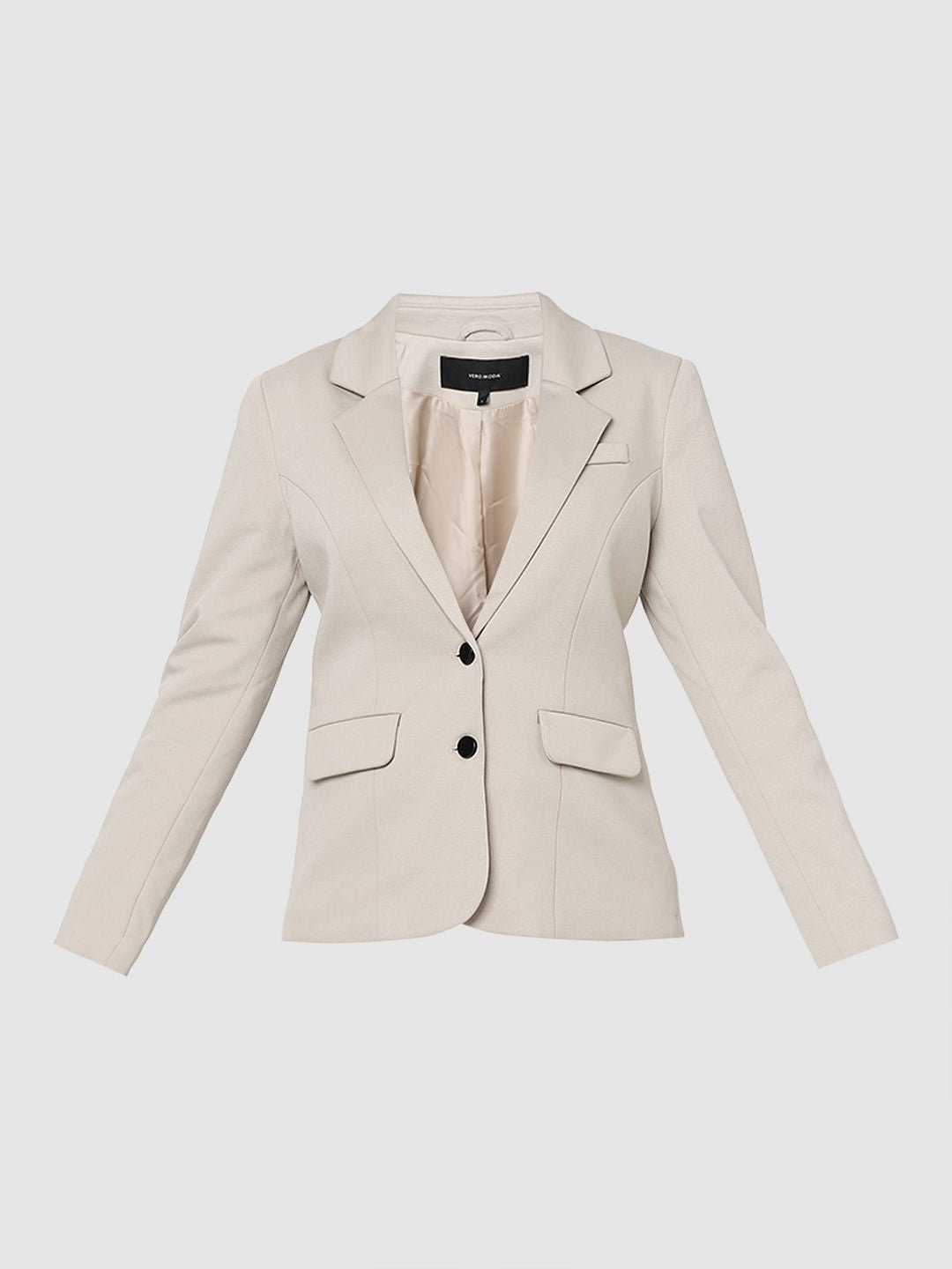 Beige Tailored Blazer