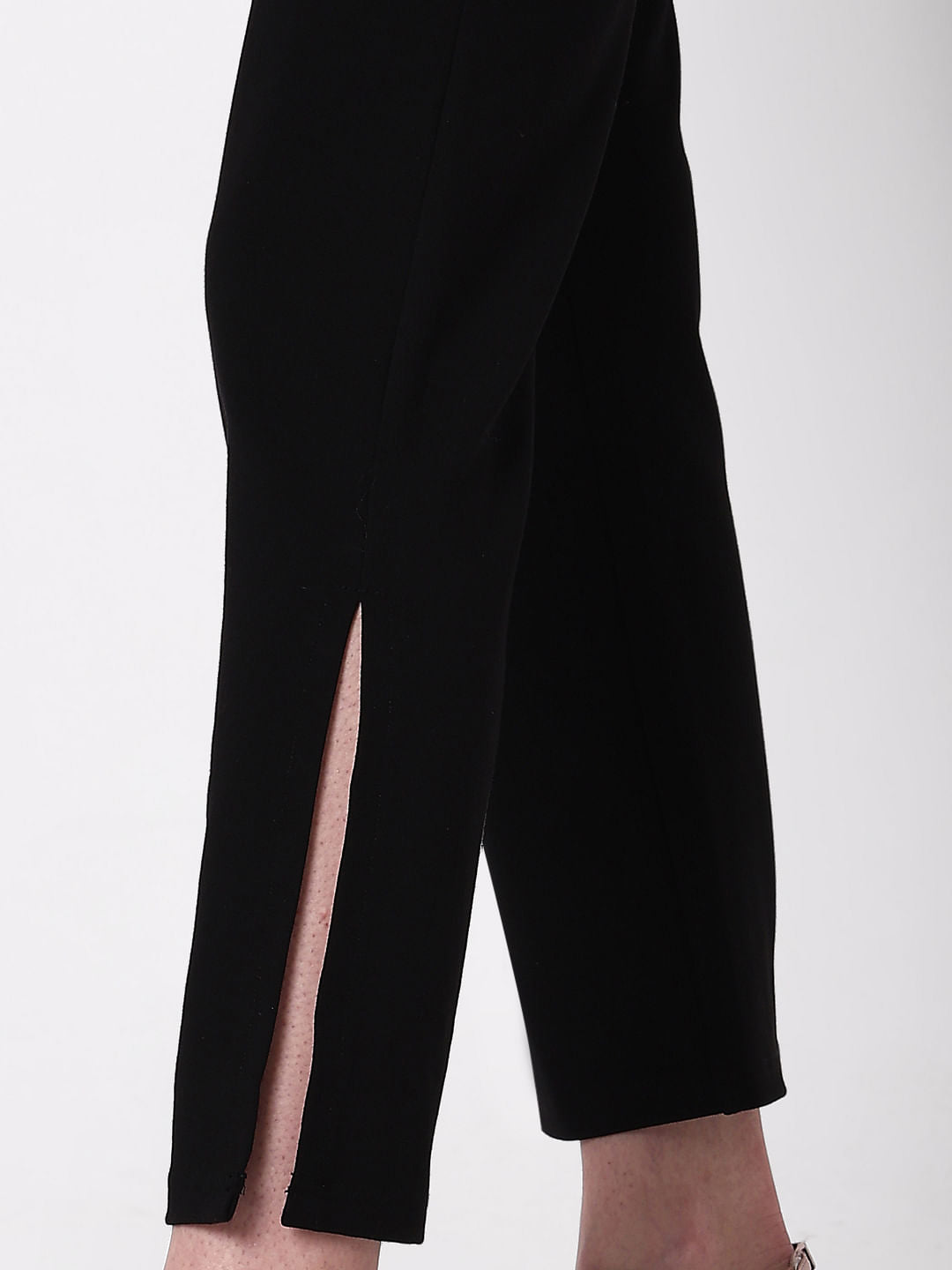Black High Rise Bootcut Pants