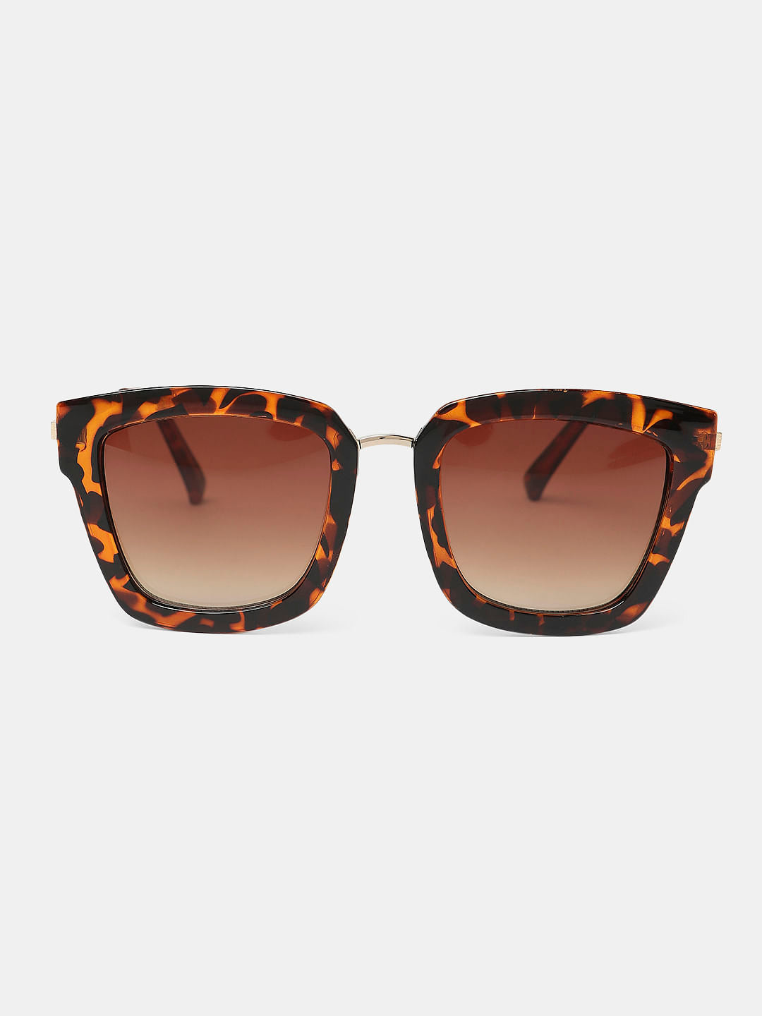 Brown Square-Shaped Sunglasses