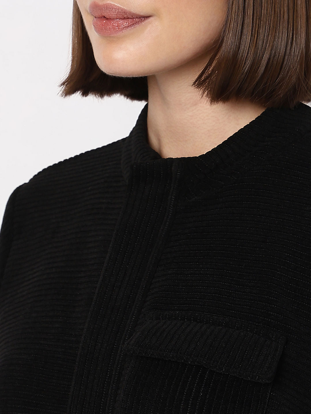 Black Corduroy Co-Ord Set Jacket