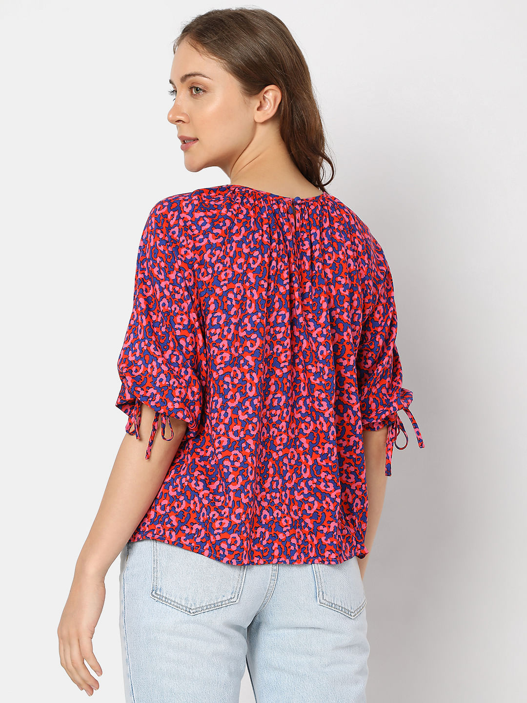 Pink Floral Cro Co-Ord Set Top