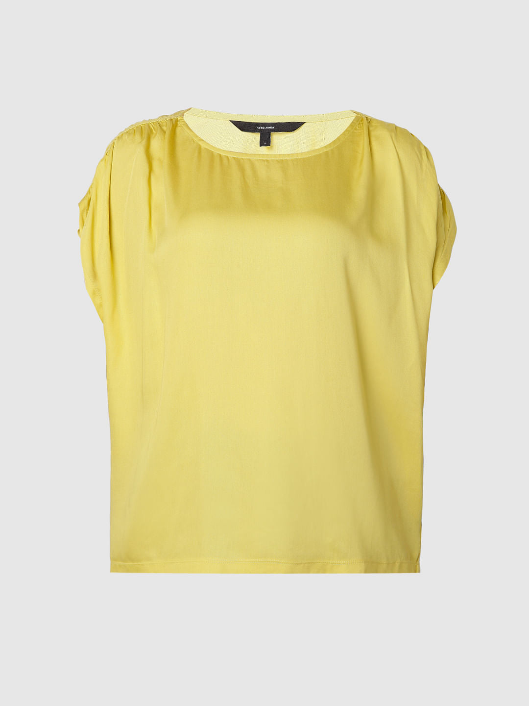 Yellow Extended Sleeves Top