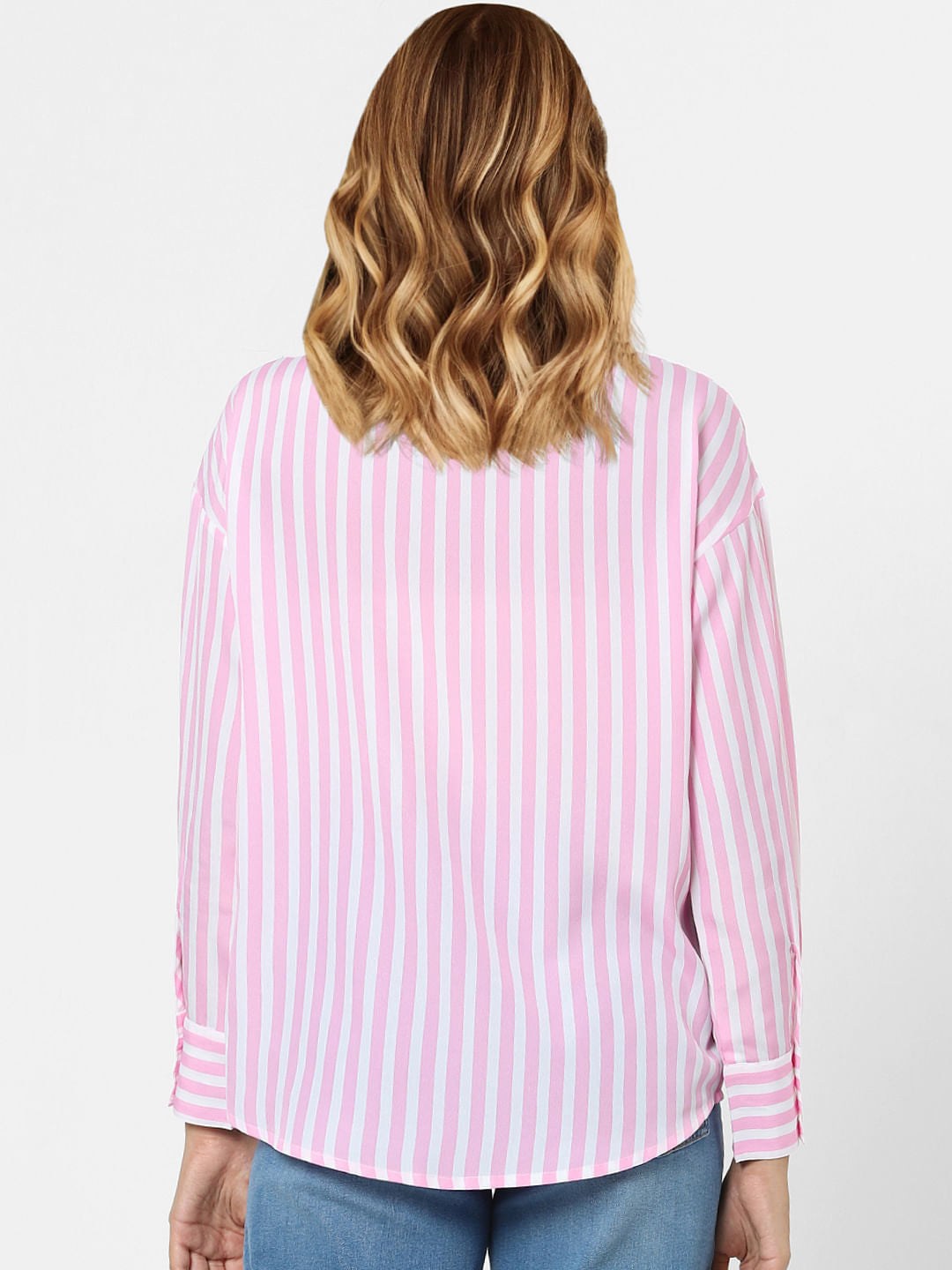 Pink Striped Shirt