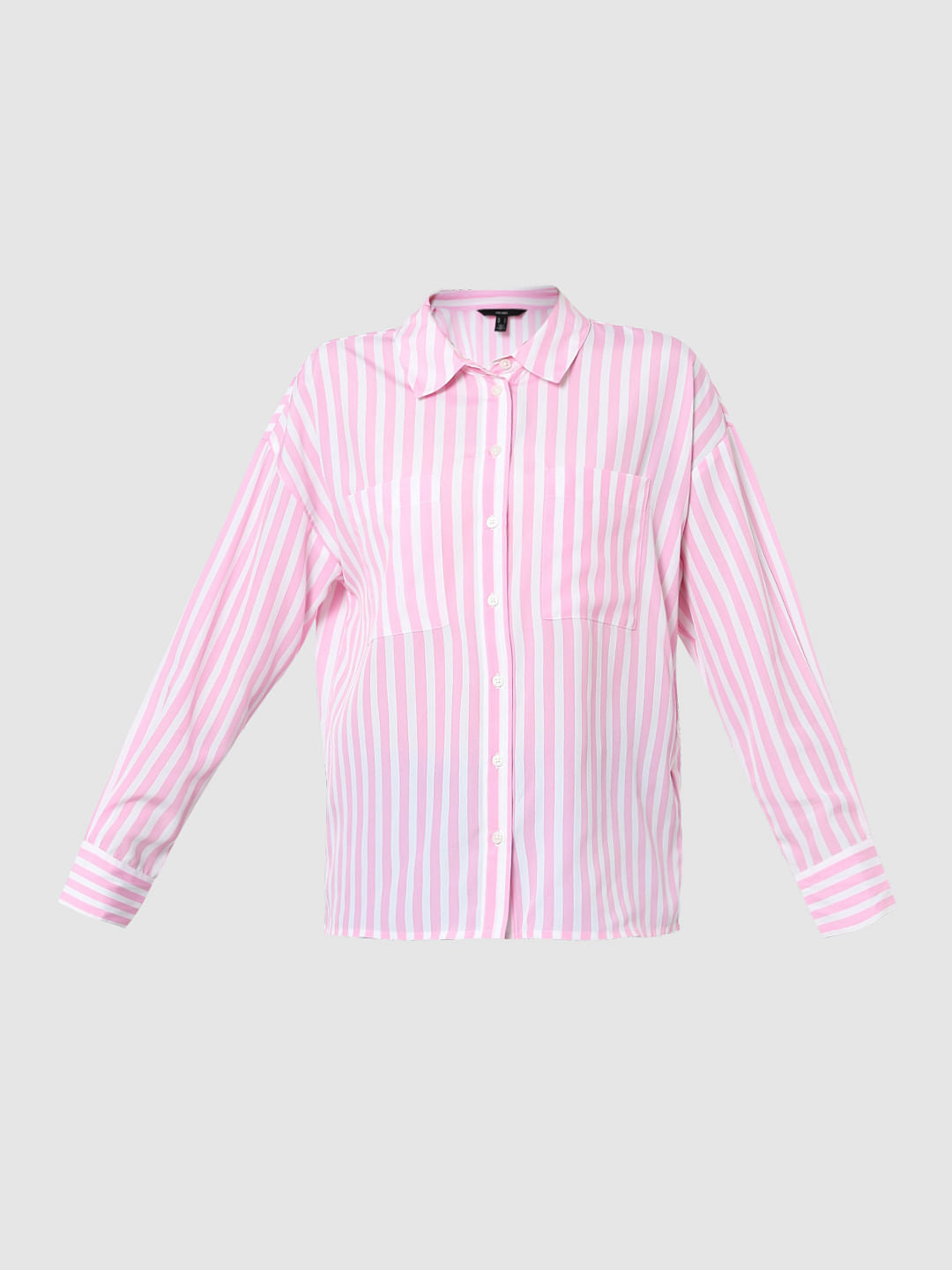 Pink Striped Shirt