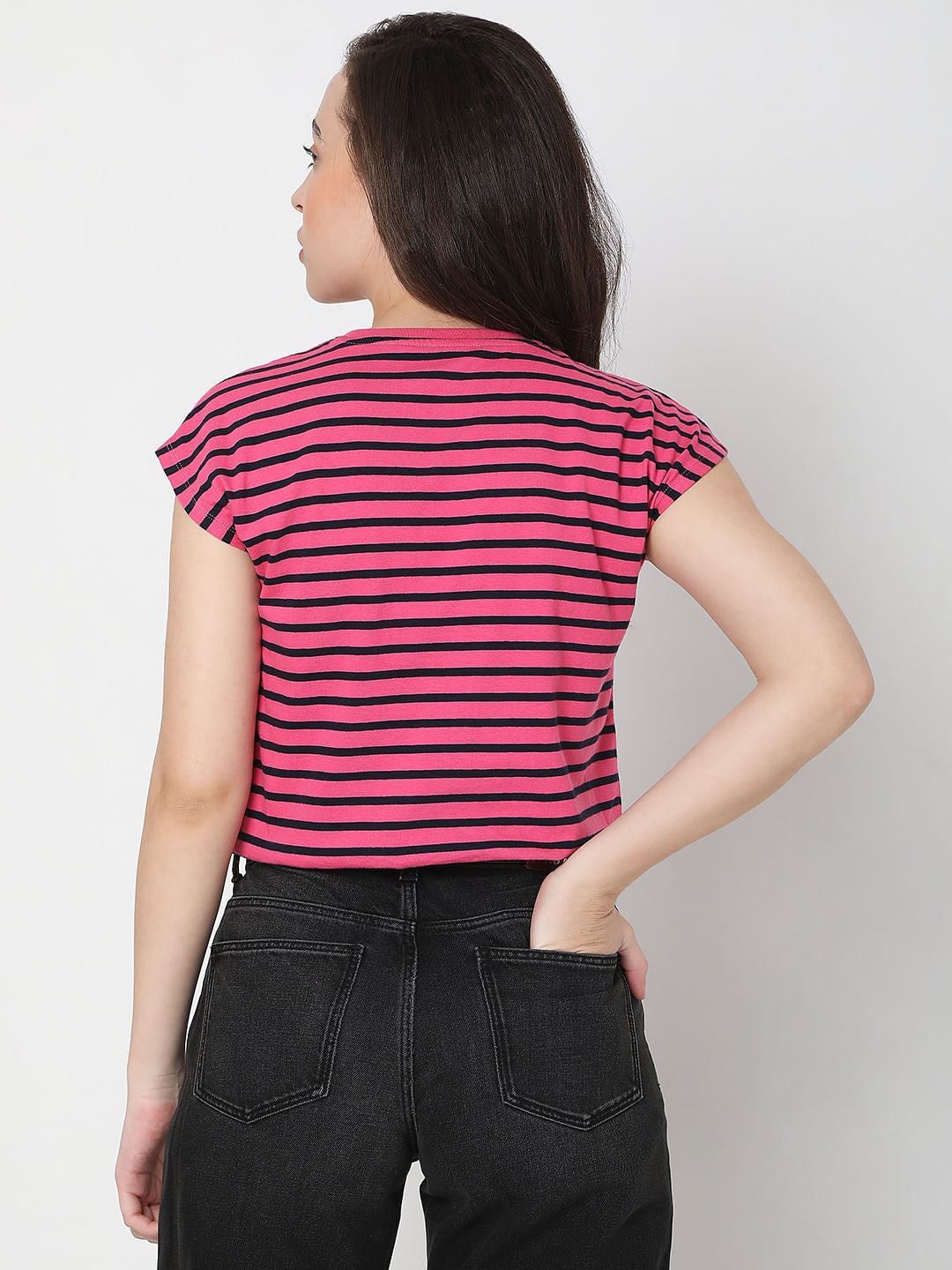 Pink Striped T-Shirt