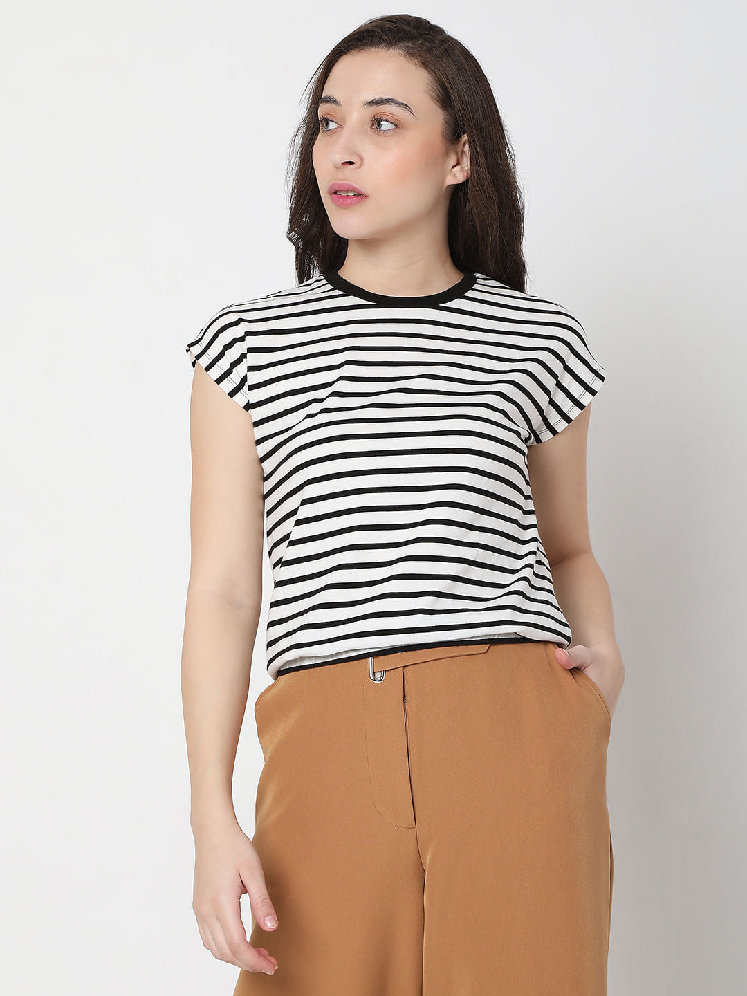 White Striped T-Shirt