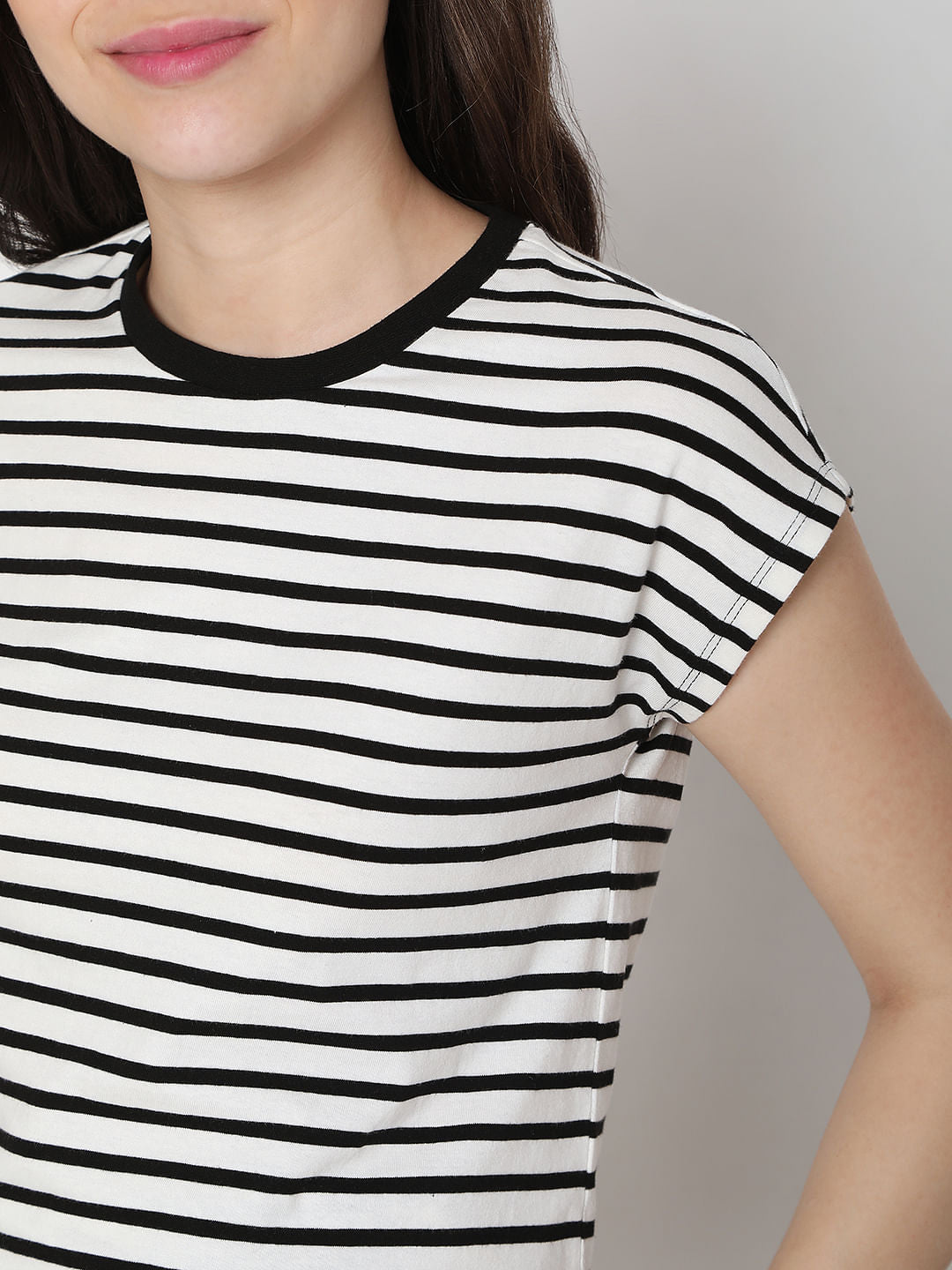 White Striped T-Shirt