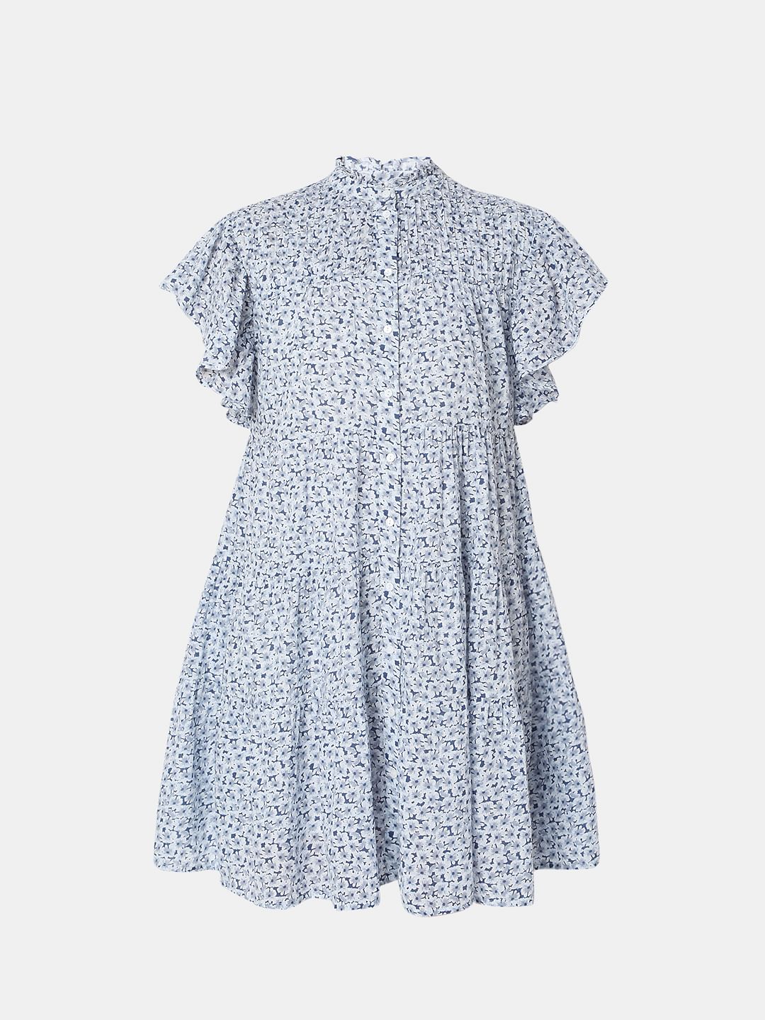 White Floral Shift Dress
