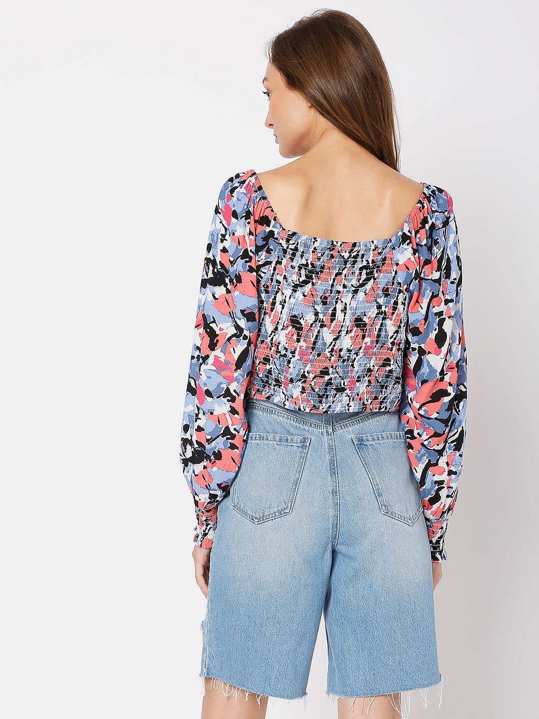 Multi-Colour Crop Top