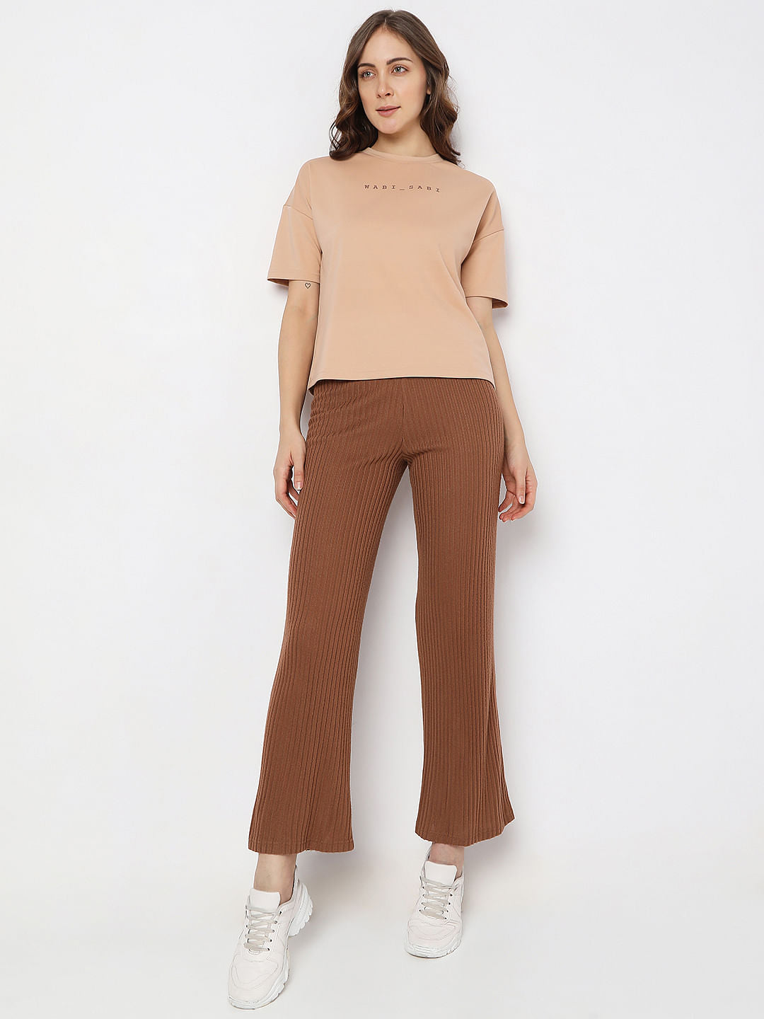 Peach Brown T-Shirt