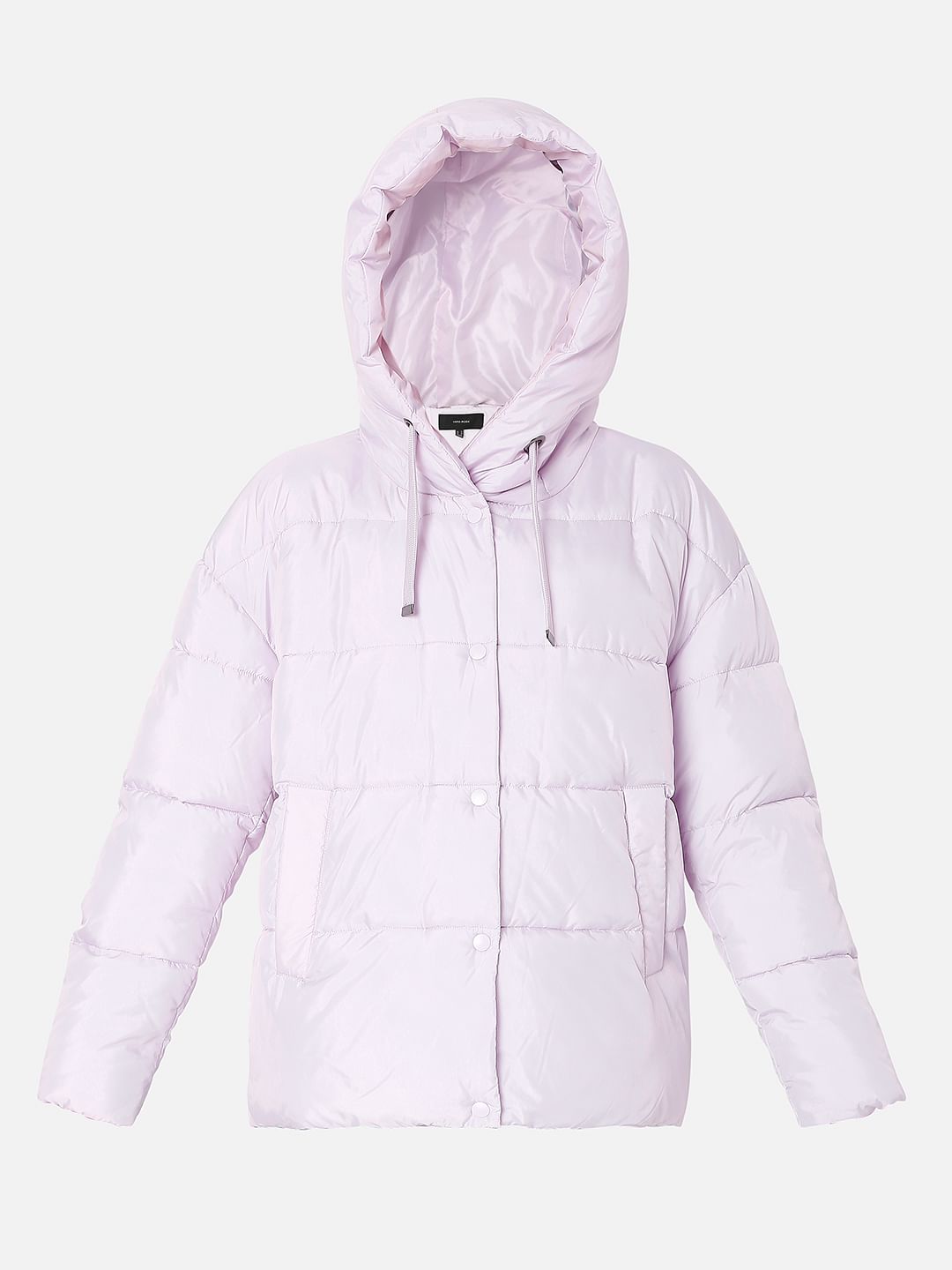 Lilac Hooded Puffer Jacket