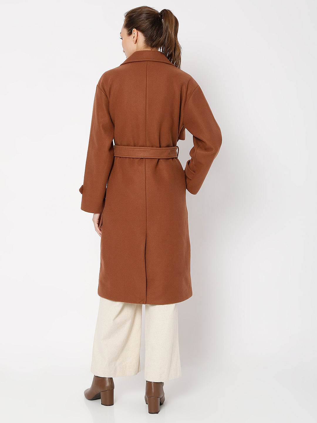 Brown Long Trench Coat