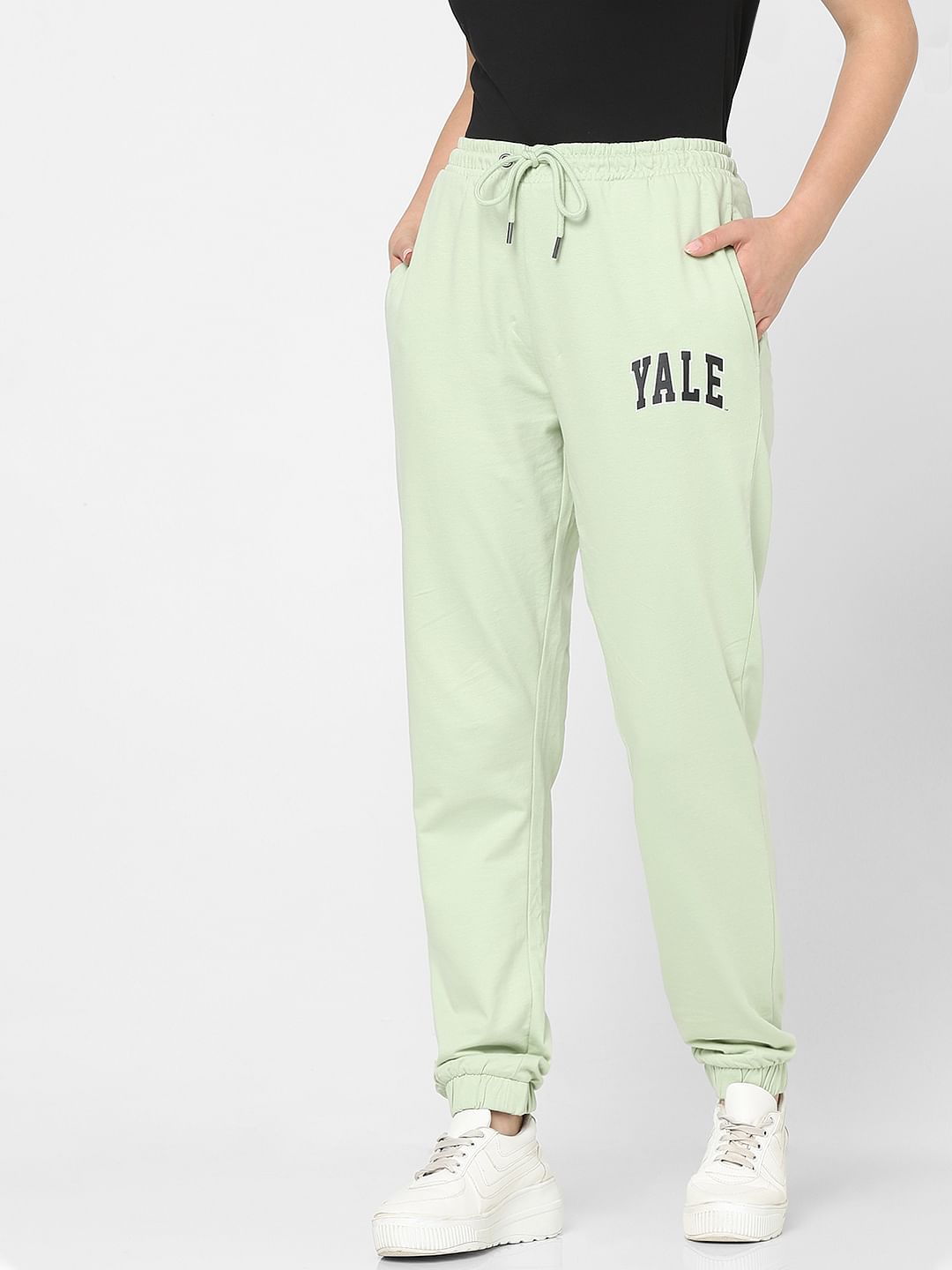 Green High Rise Co-Ord Set Joggers