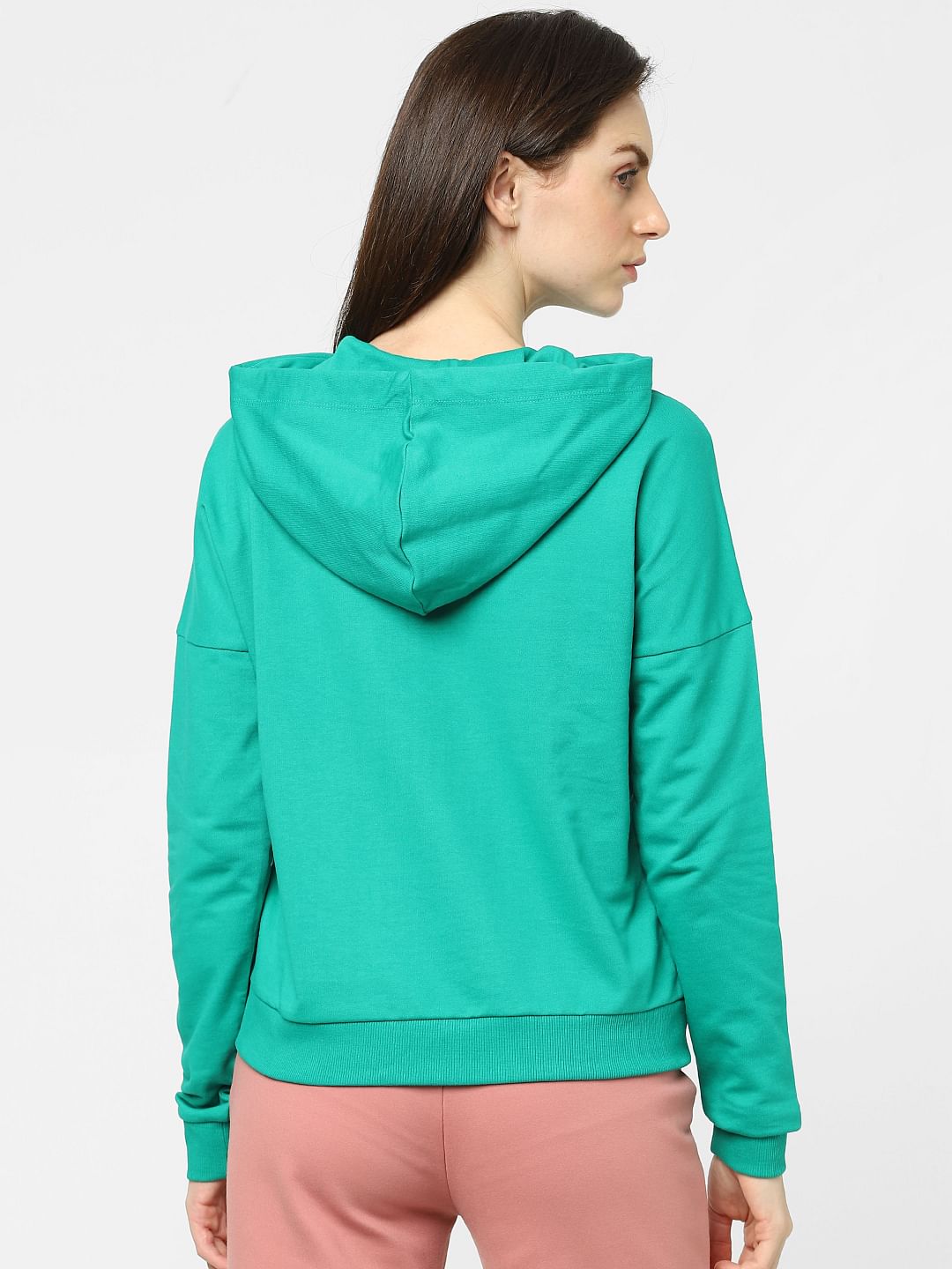 Green Hooded Sweatshirt