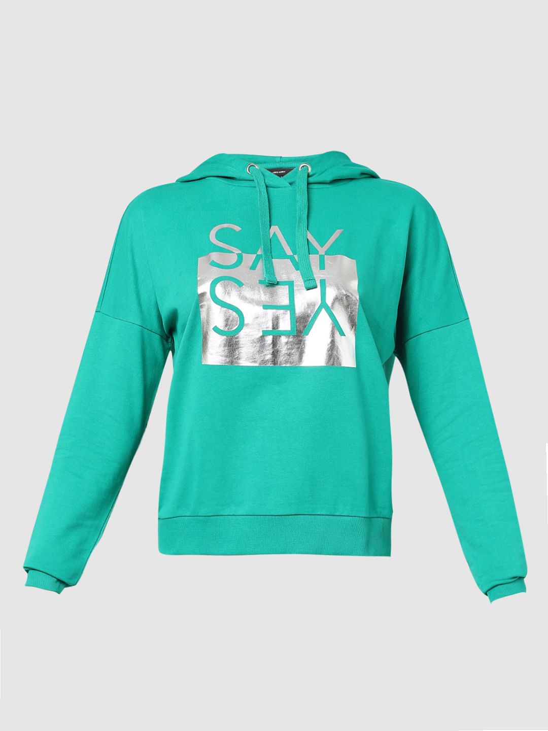 Green Hooded Sweatshirt