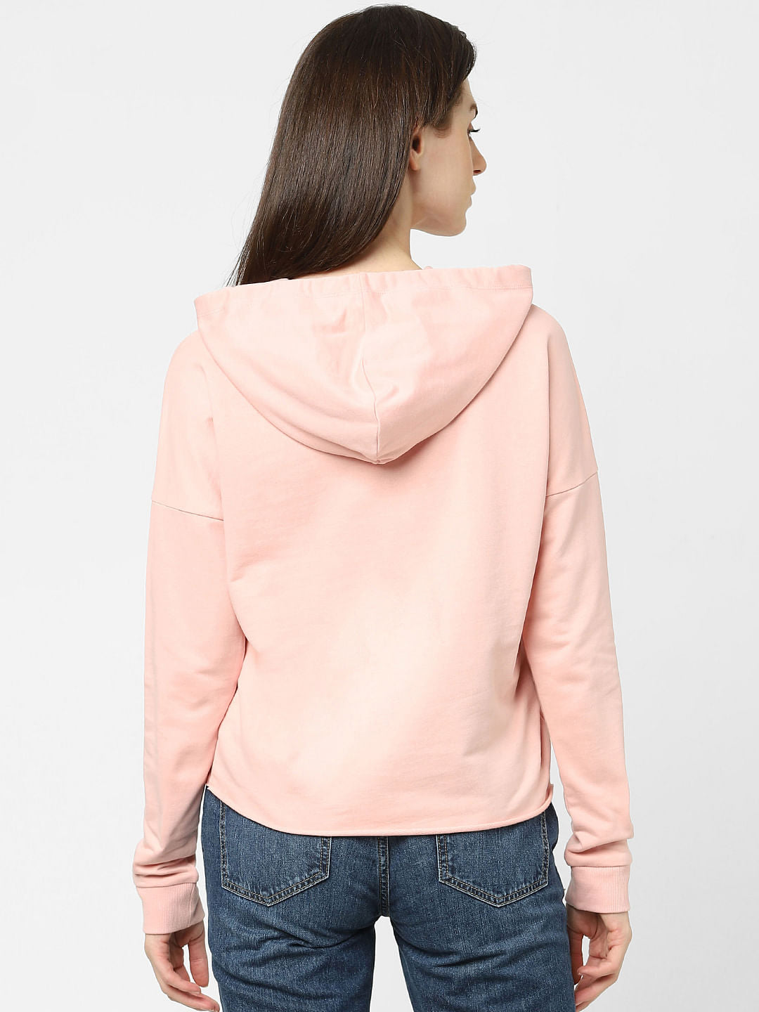Pink Typographic Print Sweatshirt