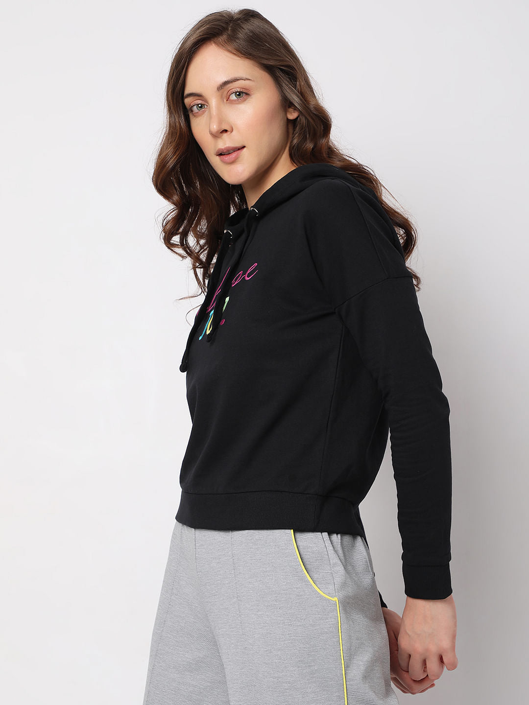 Black Hooded Sweatshirt