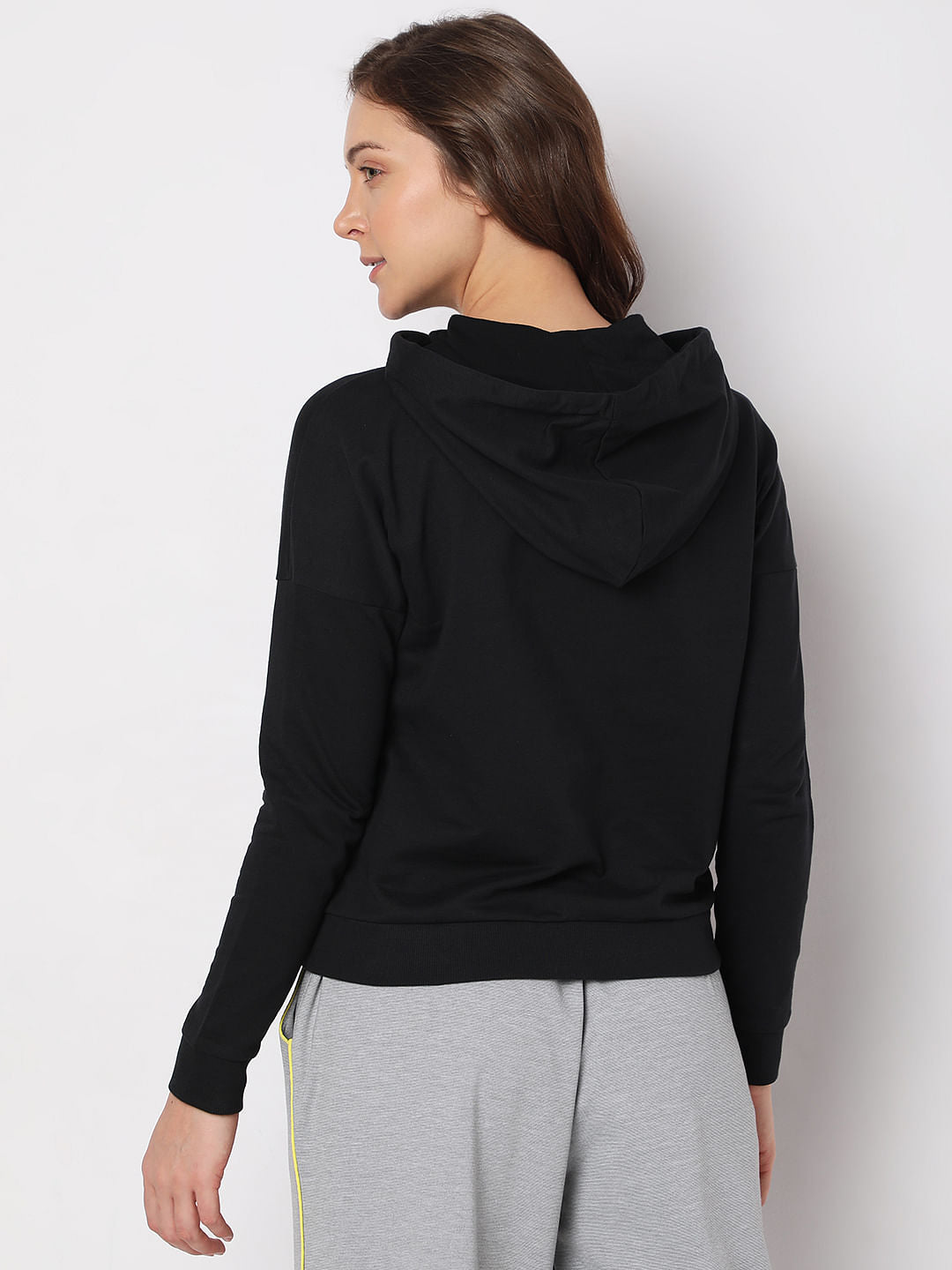 Black Hooded Sweatshirt