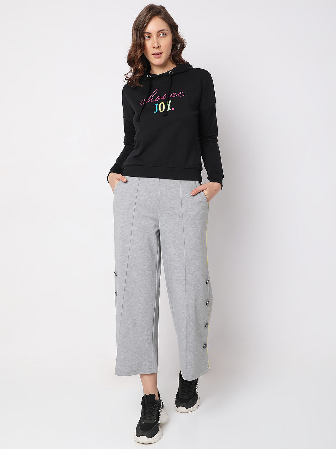 Black Hooded Sweatshirt