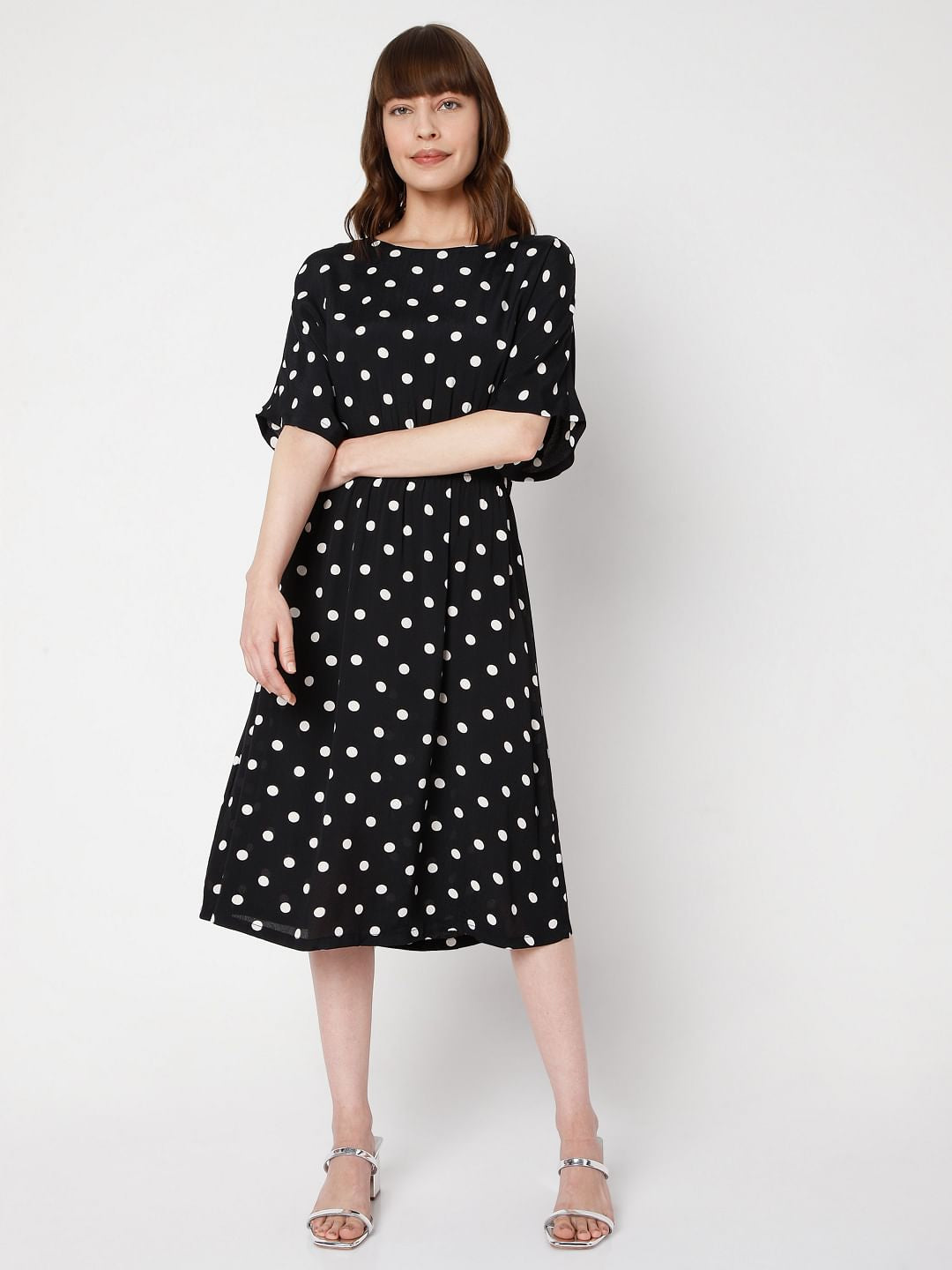 Black Polka Dot Dress