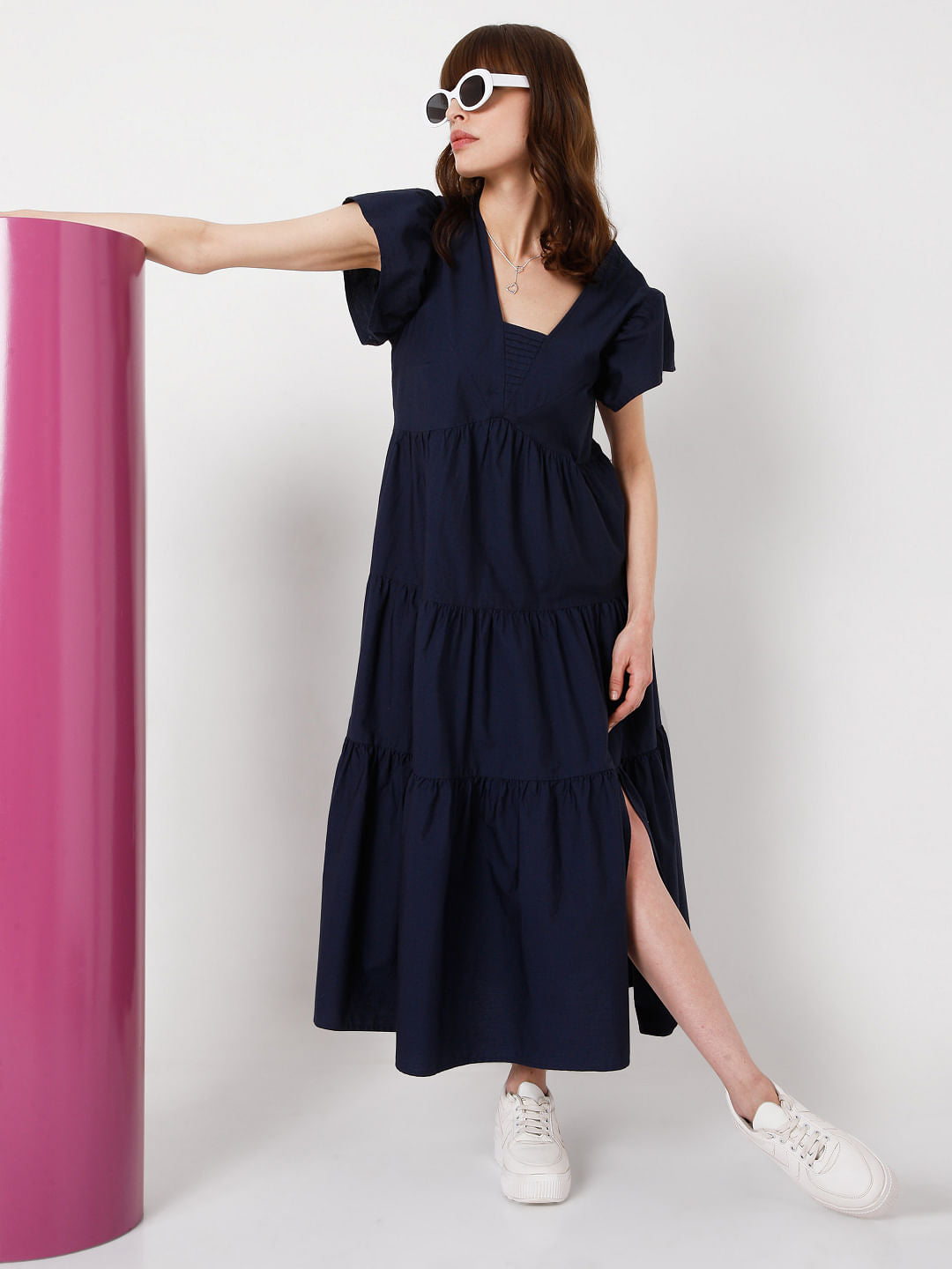 Blue Midi Dress