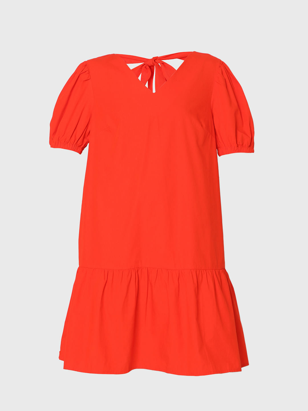 Red Shift Dress