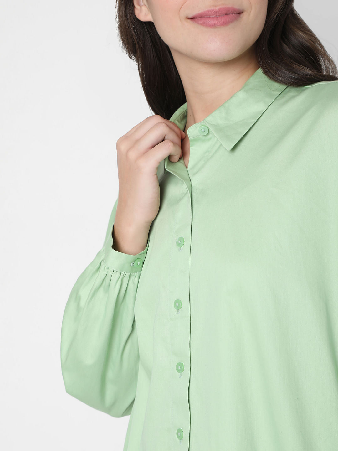 Green High Low Shirt