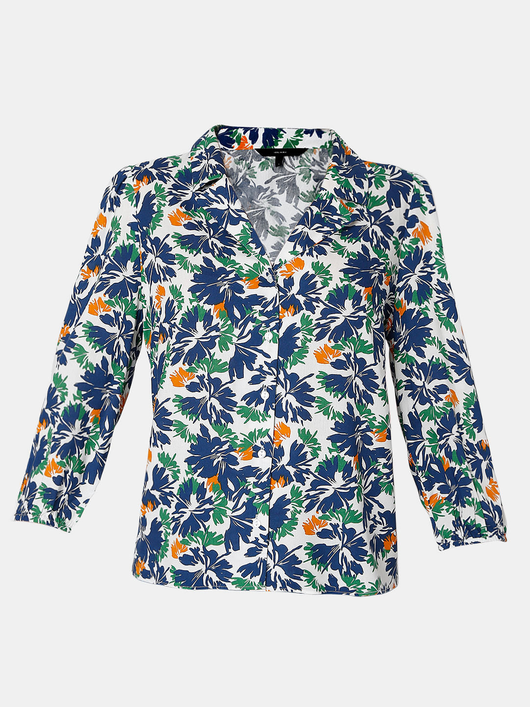 Blue Floral Shirt