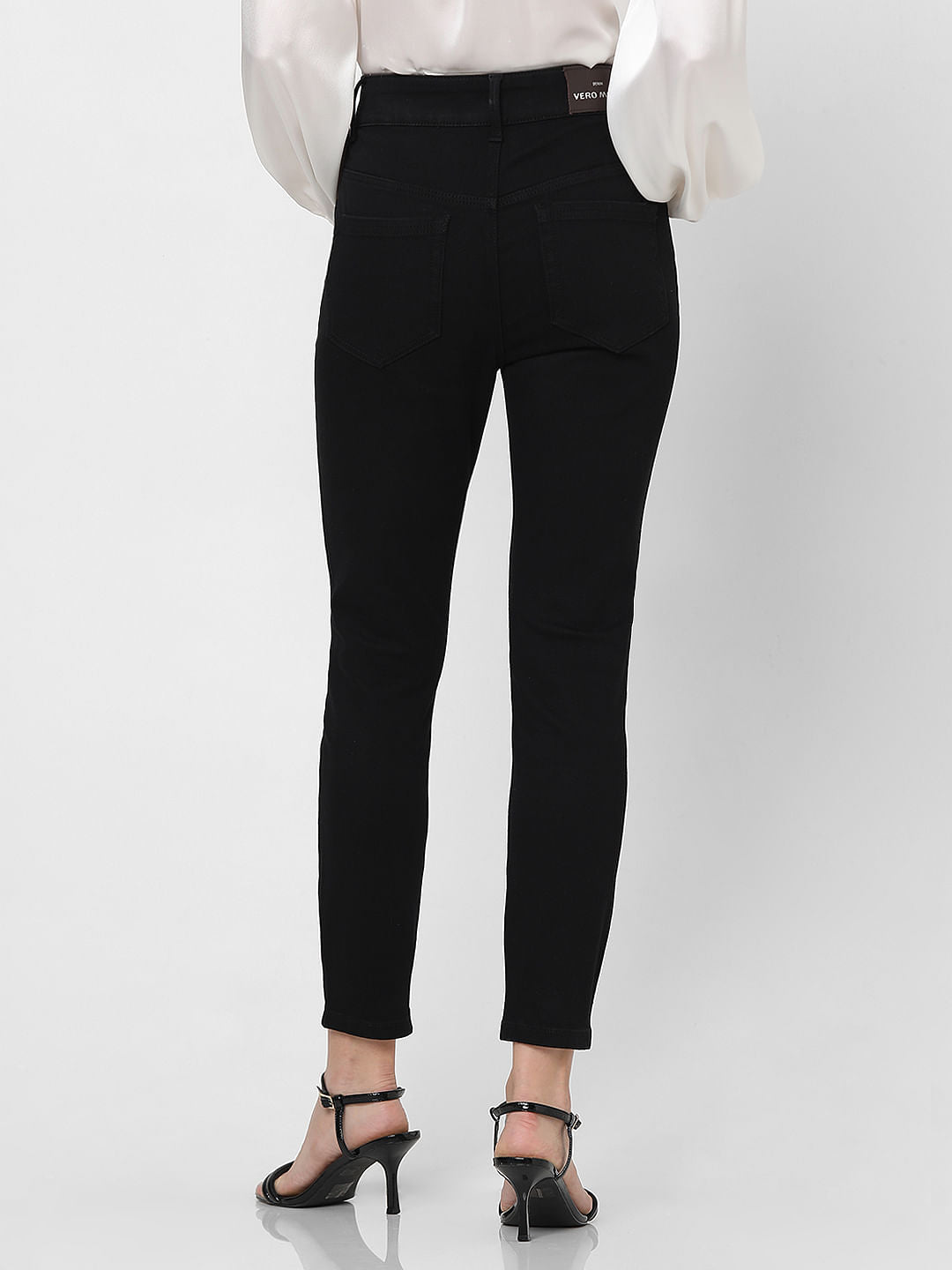 Black High Rise Wendy Skinny Jeans